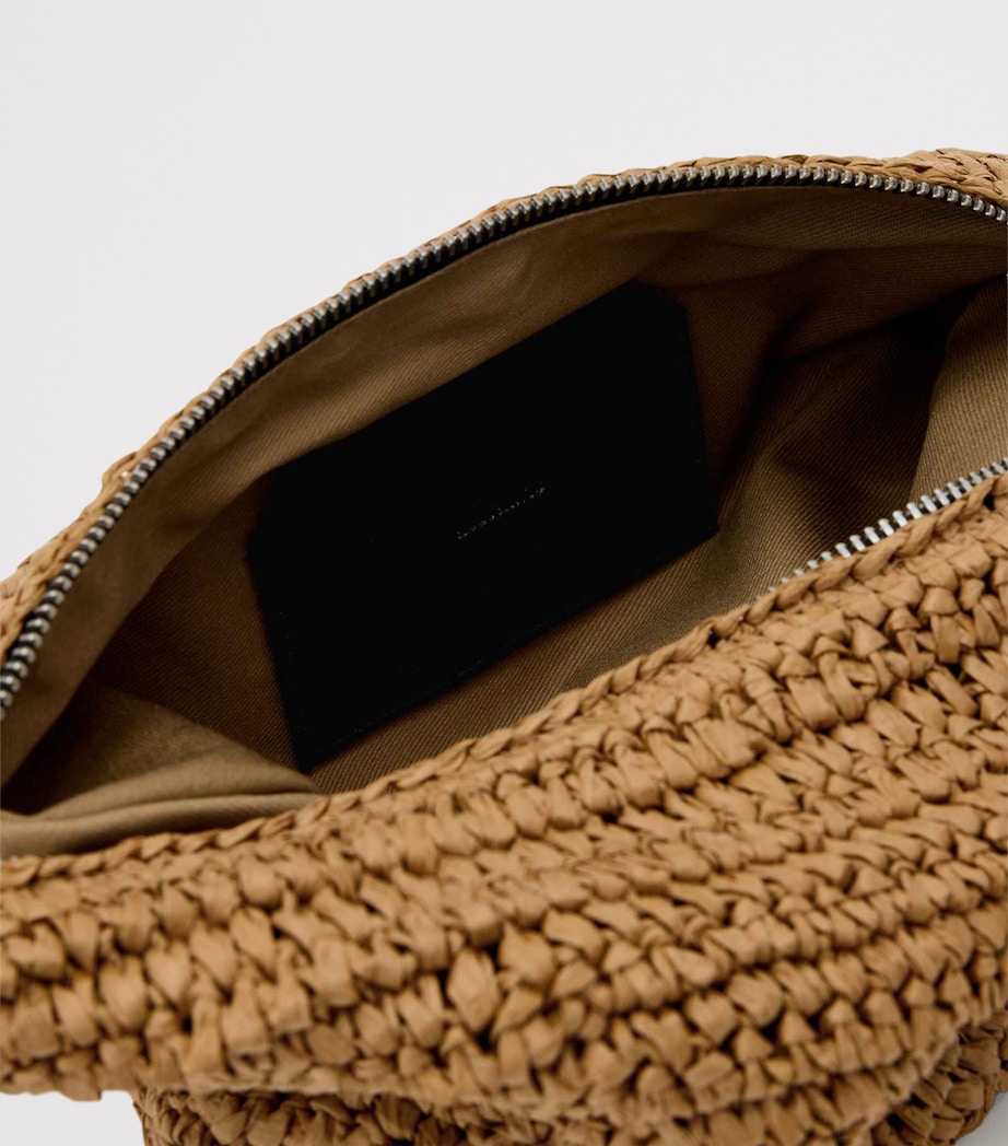 AllSaints Small Paper Luna Shoulder Bag Biscuit Brown Image 4