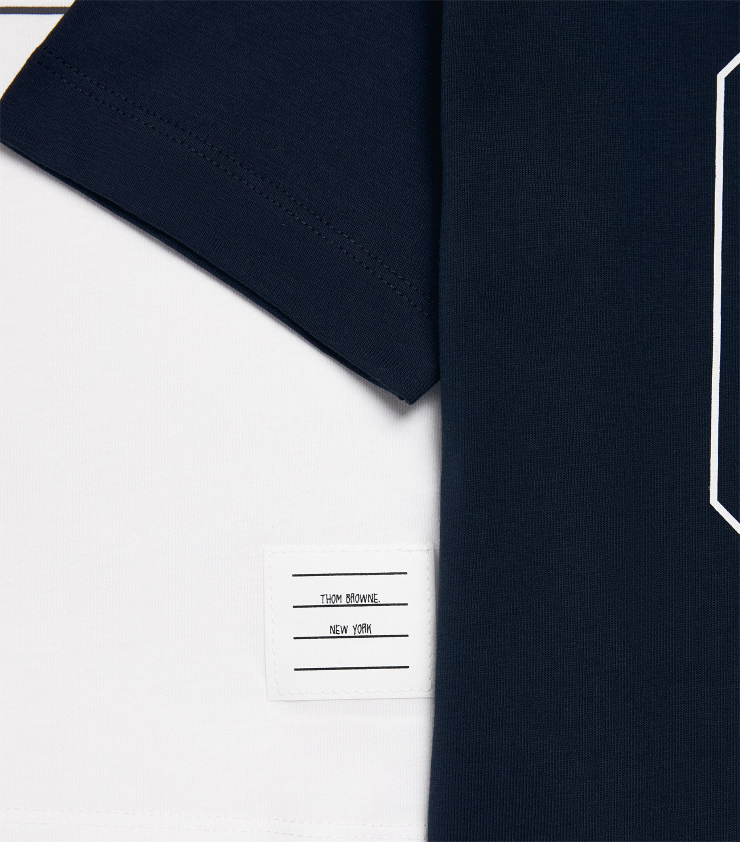 Thom Browne Kids Set of 3 Cotton Logo T-Shirts (2-12 Years) Rwbwht Image 4