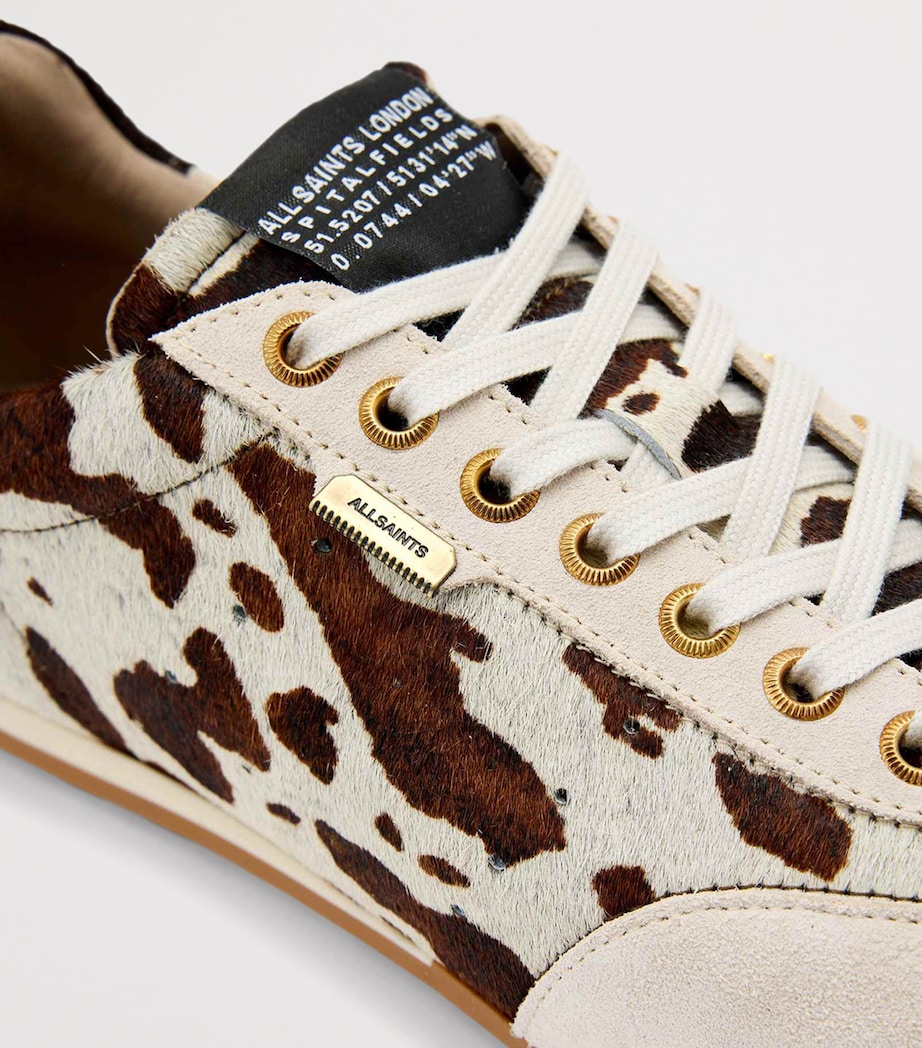 AllSaints Cow Print Liam Sneakers Cow Print Image 5