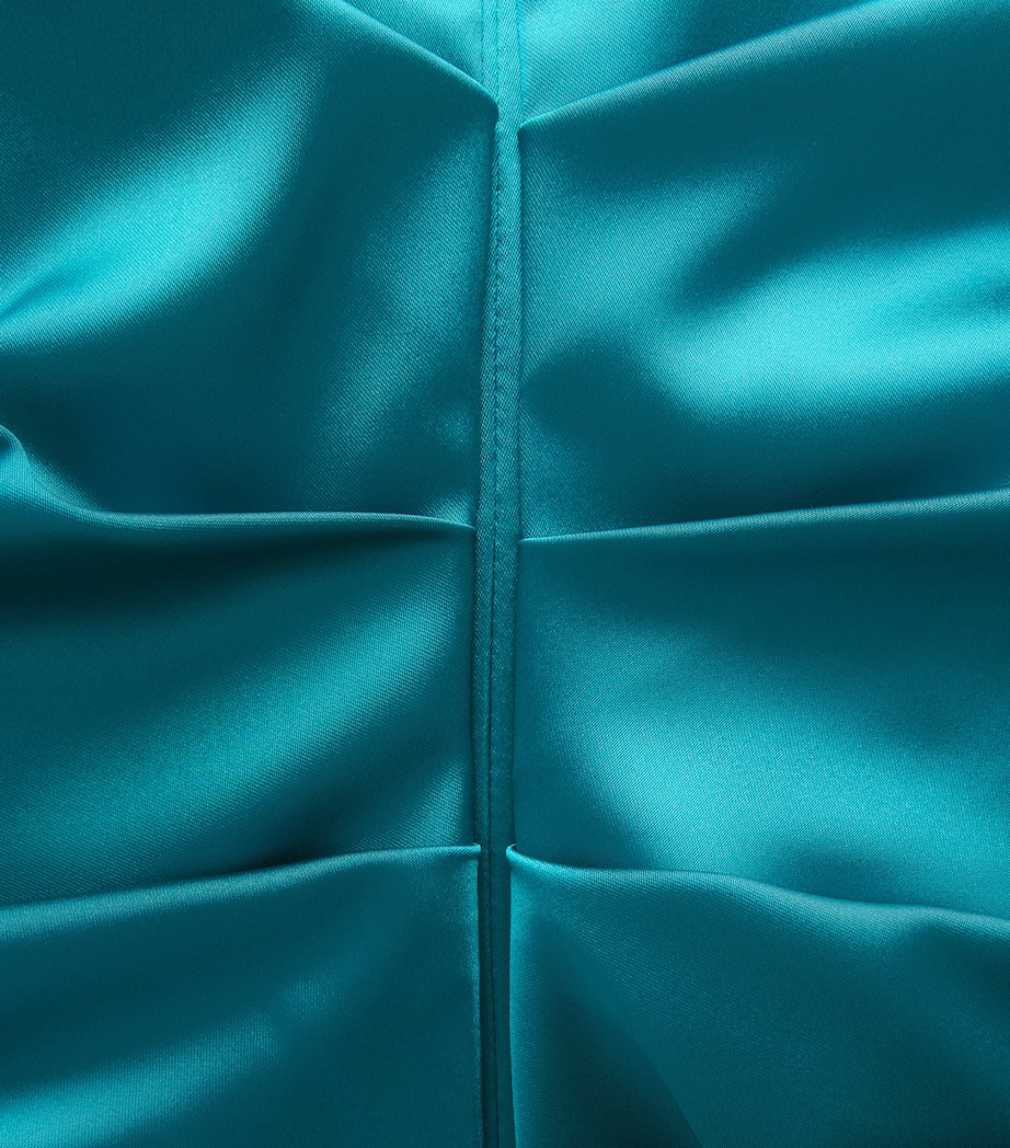 Satin Duchesse Off-The-Shoulder Gown 406 BAY Image 5