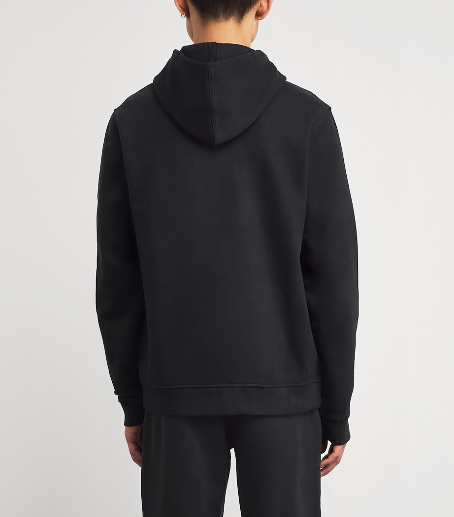 Cotton-Blend Seaside Pullover Hoodie BLK-BLACK Image 4
