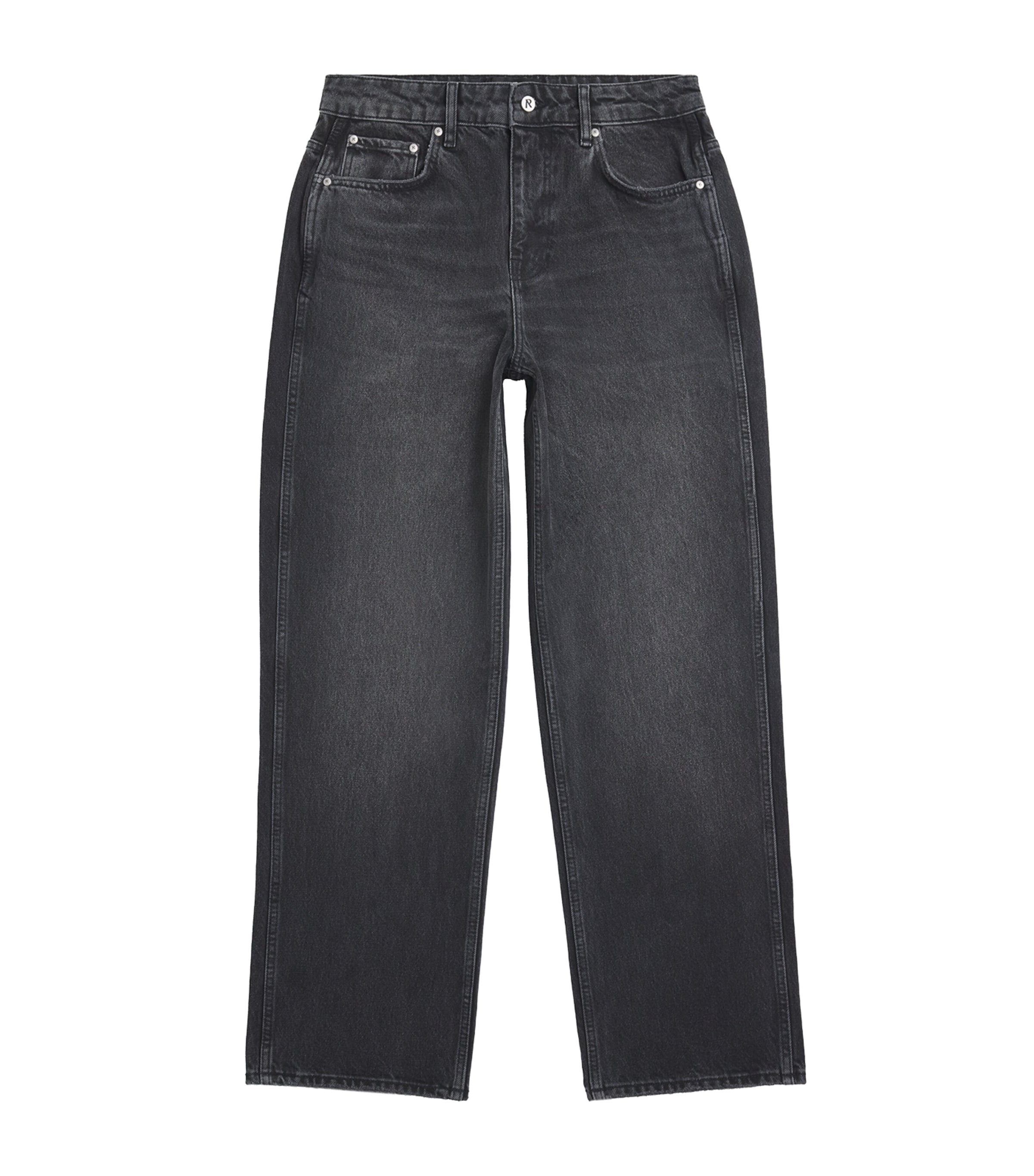 Represent Relaxed Straight Jeans In Black