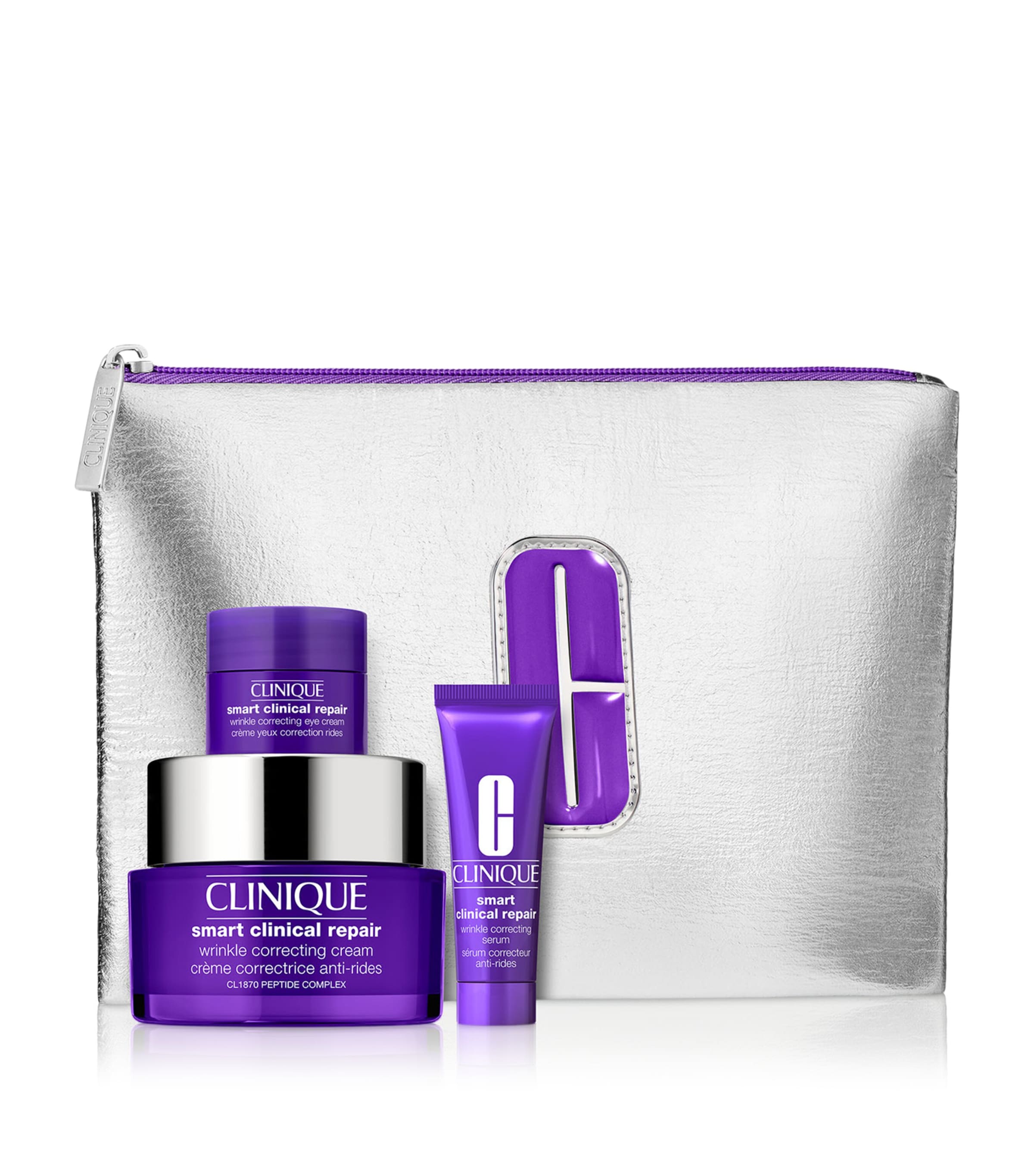 【値下げしました】CLINIQUE ルーティンセット Clinique Smart & Smooth: Smart Clinical Repair Gift Set | Harrods US