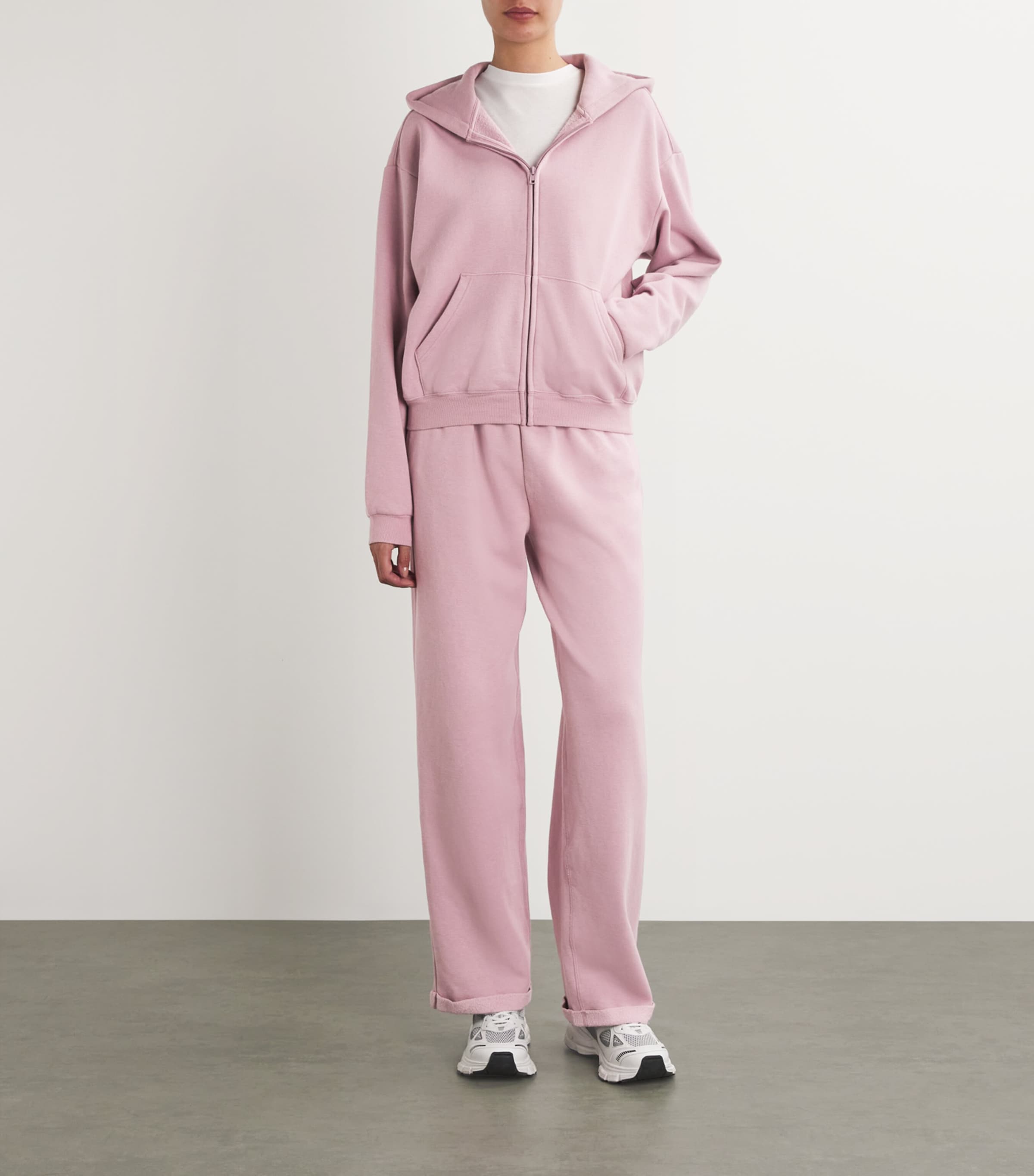 新品 SKIMS COTTON FLEECE FOODIE ピンク M パーカ 新品 SKIMS COTTON FLEECE FOODIE ピンク M パーカ