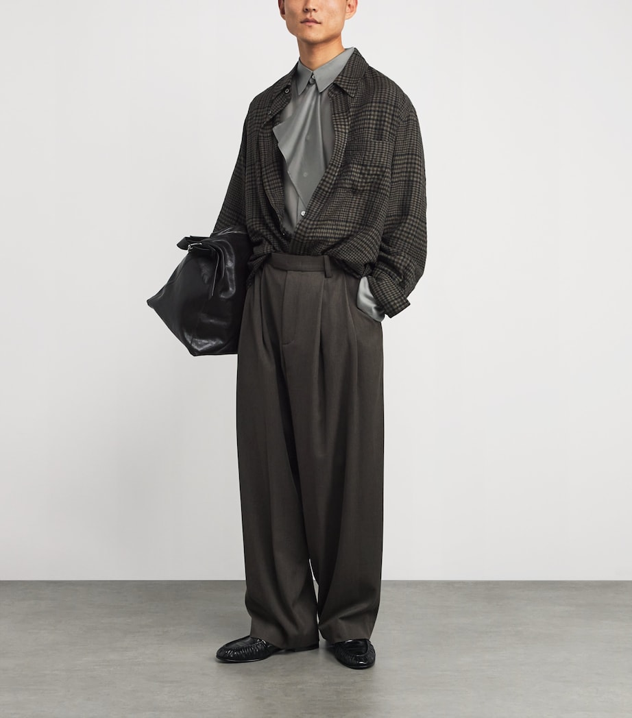 Scarf-Detail Shirt MINT GREY MY Image 2