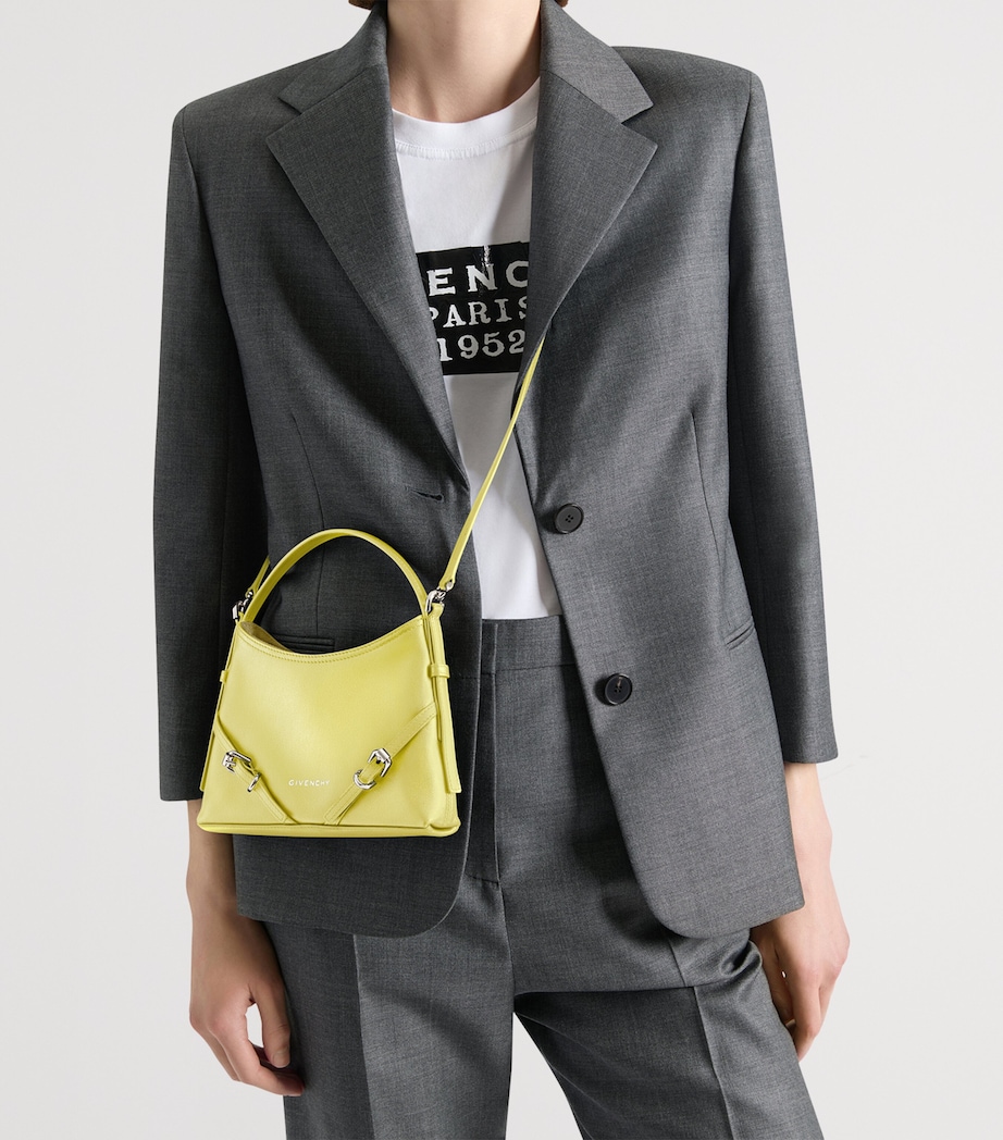 Nano Leather Voyou Shoulder Bag ACID YELLOW Image 2