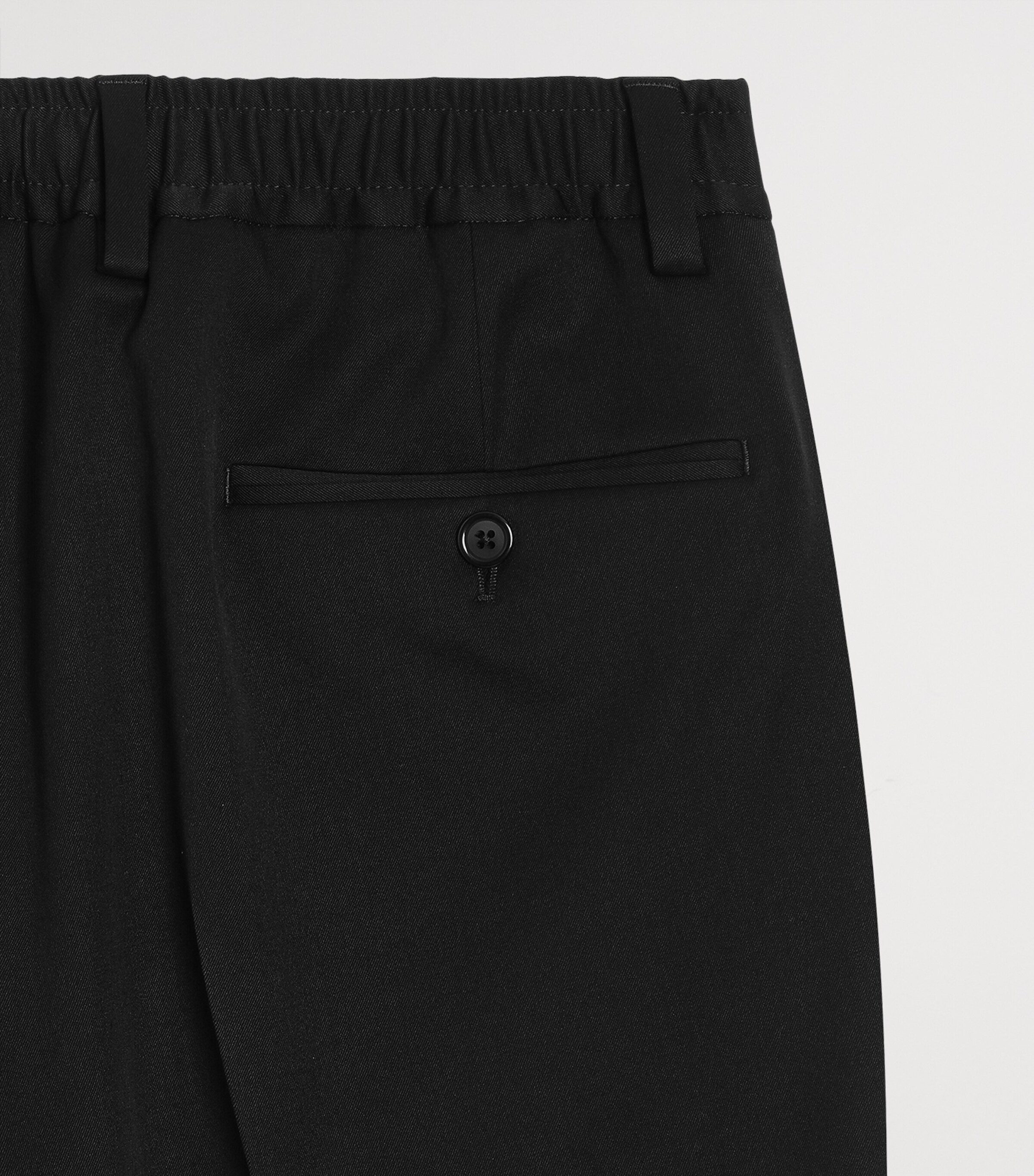 Dolce&Gabbana Mens Virgin-Wool Tailored Trousers Black Image 3