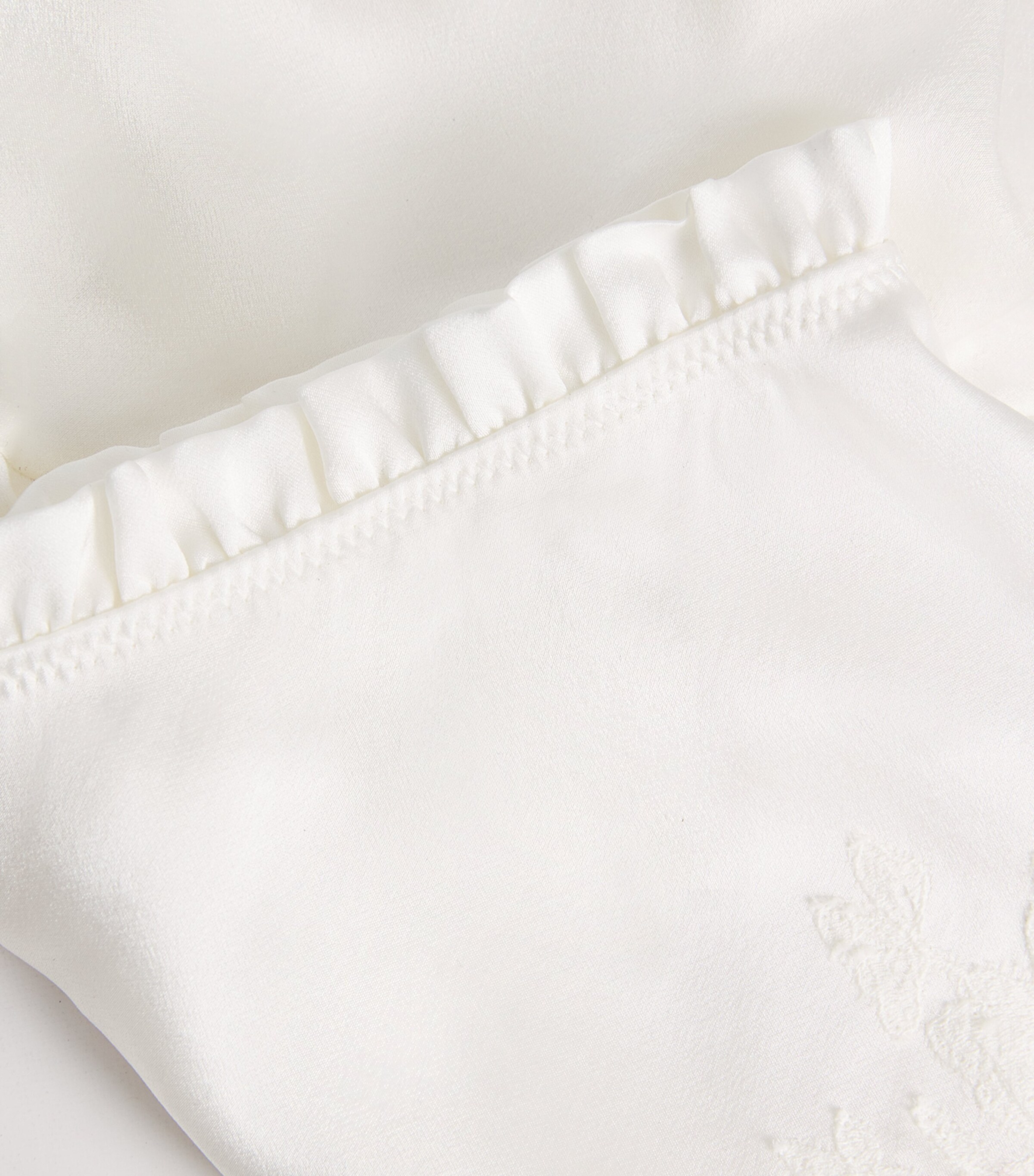 Carine Gilson Womens Silk Lace-Trim Julia Shorts Naturel/naturel Image 5