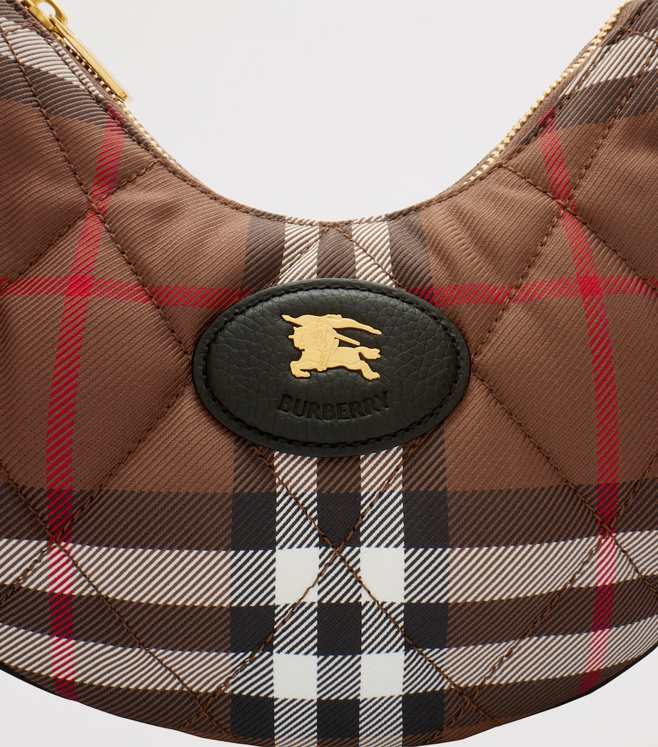Burberry Horseshoe Cross-Body Bag Chocolate Brown Image 2