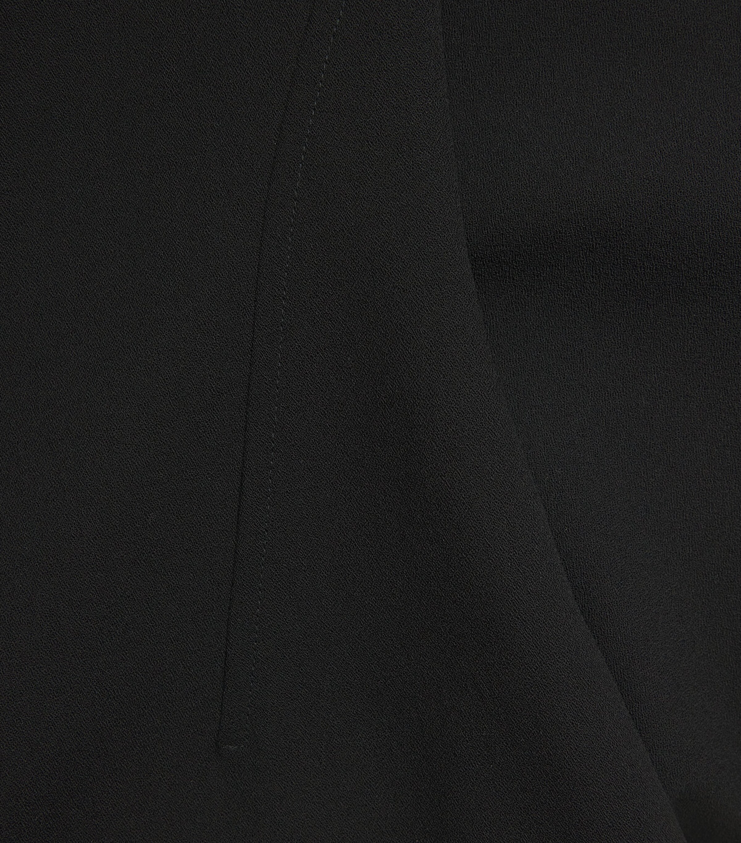 Jil Sander Womens Wool Sablé V-Neck Midi Dress Black Image 6