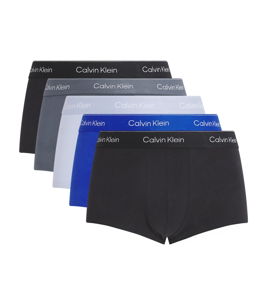 Stretch-Cotton Icon Trunks (Pack of 5) BLACK/ROYALTY/CASUAL Image 1