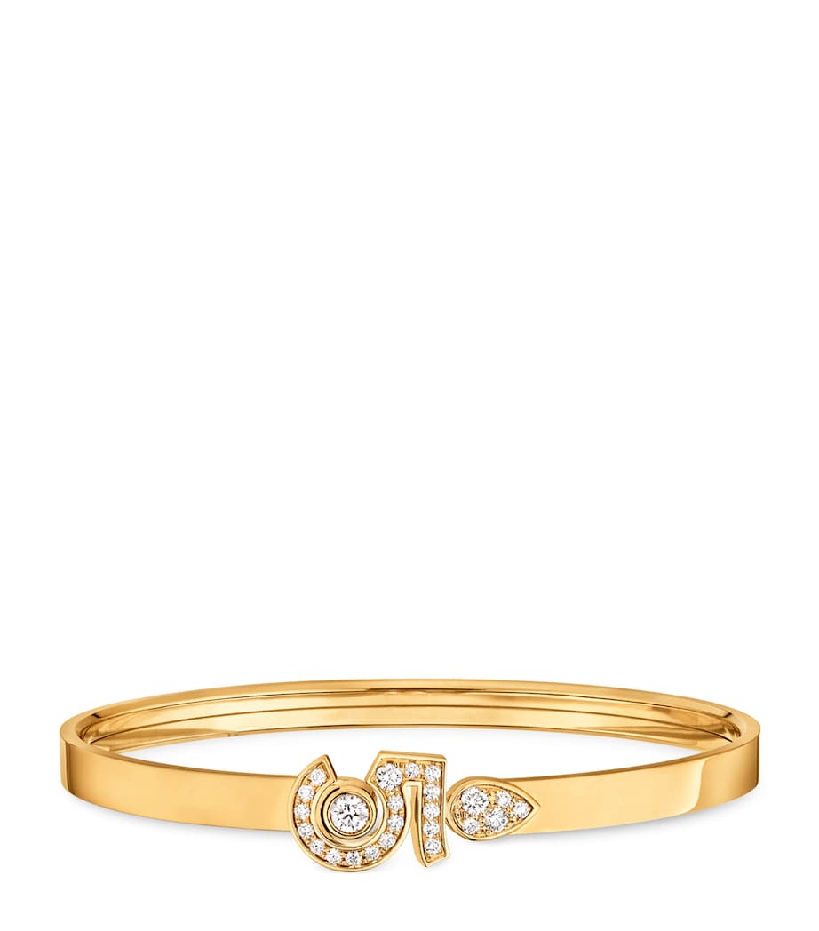 Yellow Gold and Diamond Eternal N°5 Bangle YELLOW Image 1