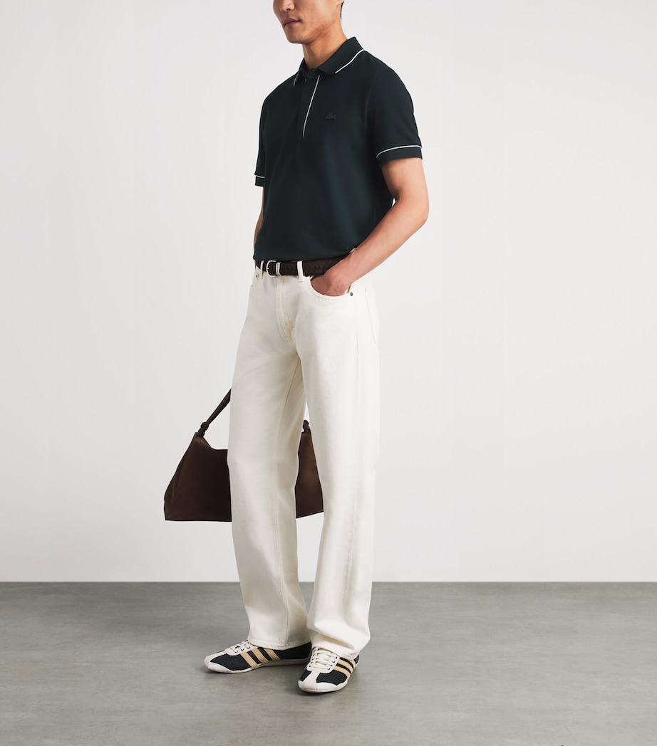 Lacoste Mens Cotton Original Polo Shirt Dark Varech Image 2