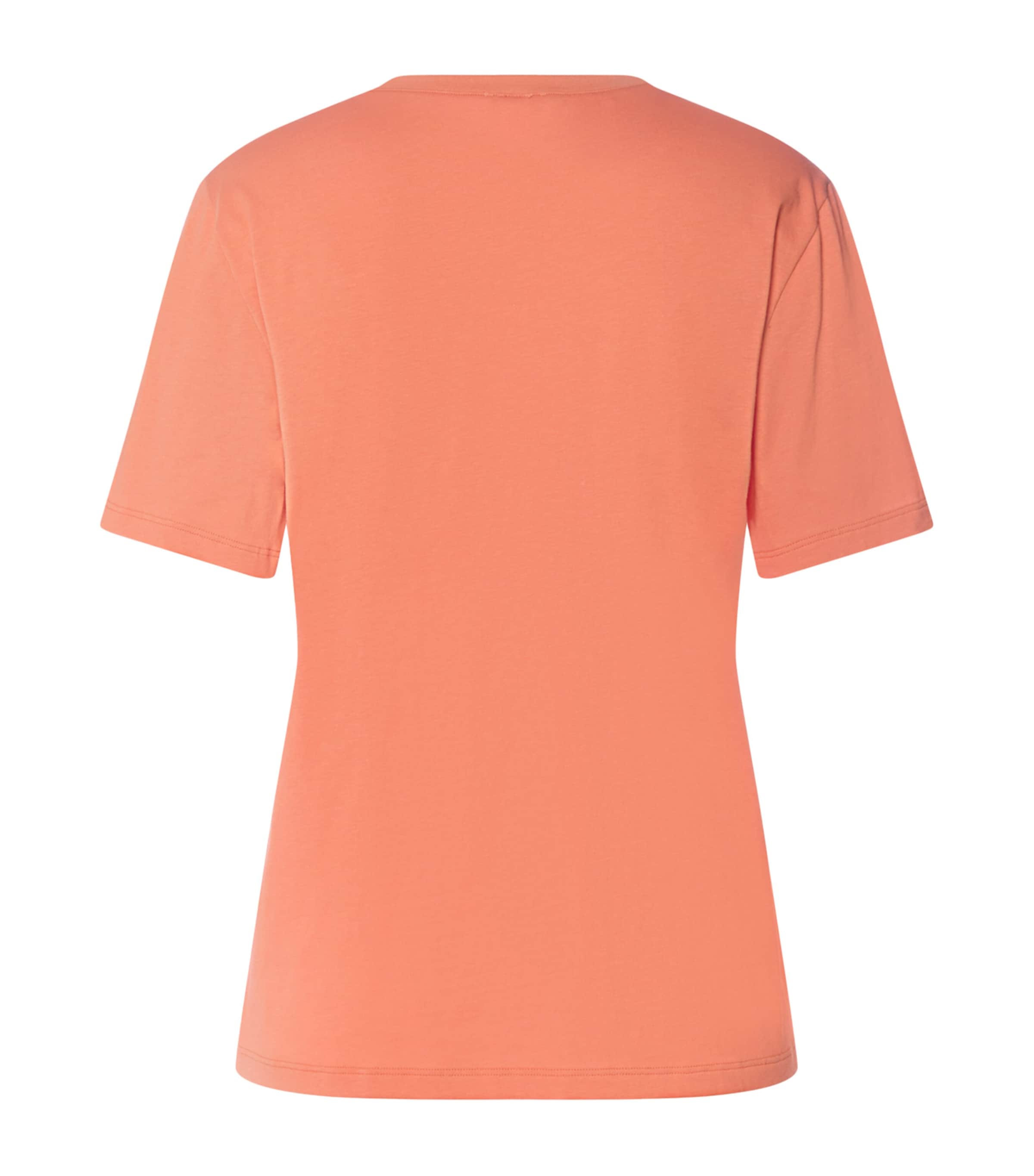 Hanro Womens Organic Cotton Crew-Neck T-Shirt Light Carnelian Image 5