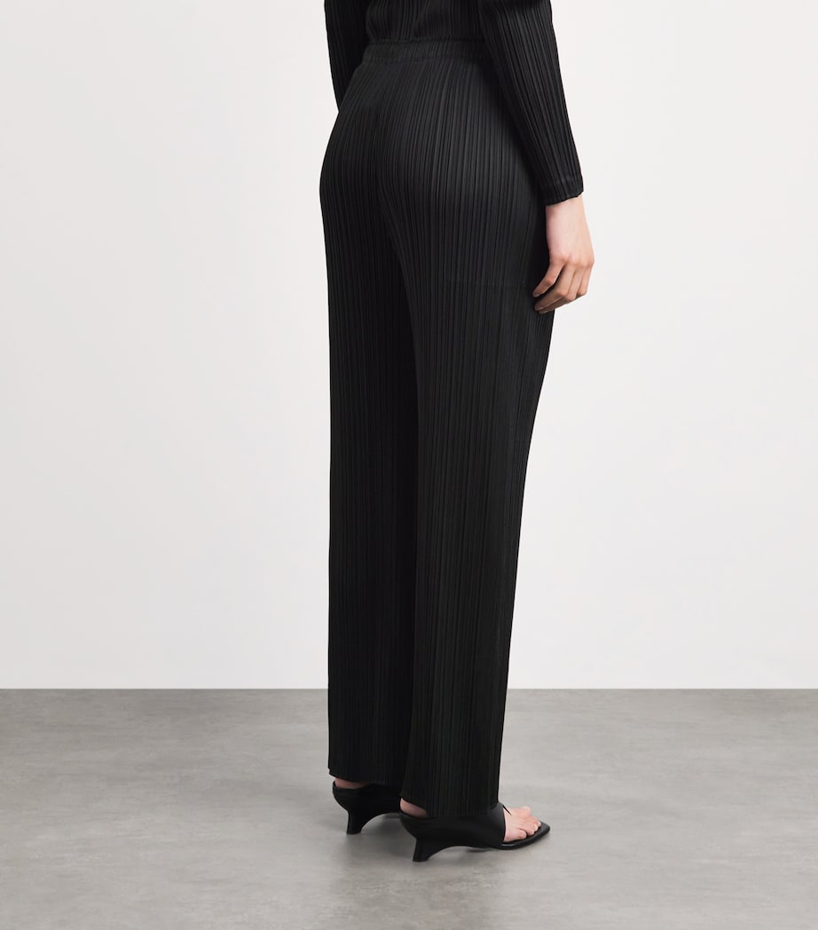 Pleats Please Issey Miyake Womens Monthly Colors Trousers Black Image 5