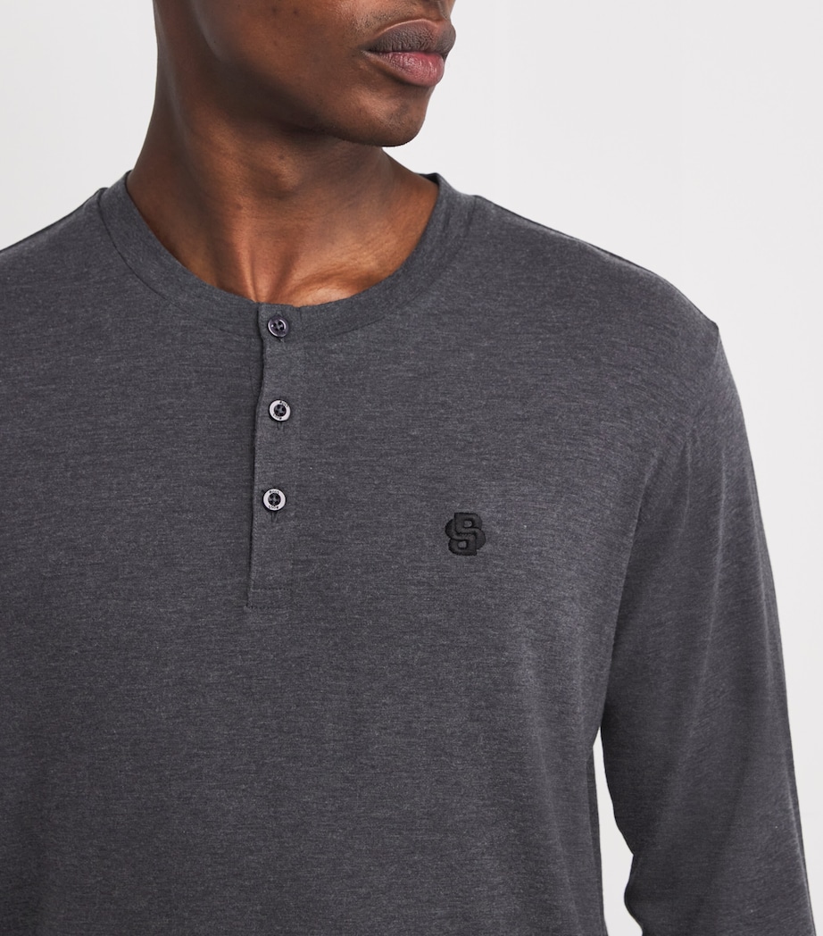 Long-Sleeve Pyjama Set 039-MEDIUM GREY Image 4