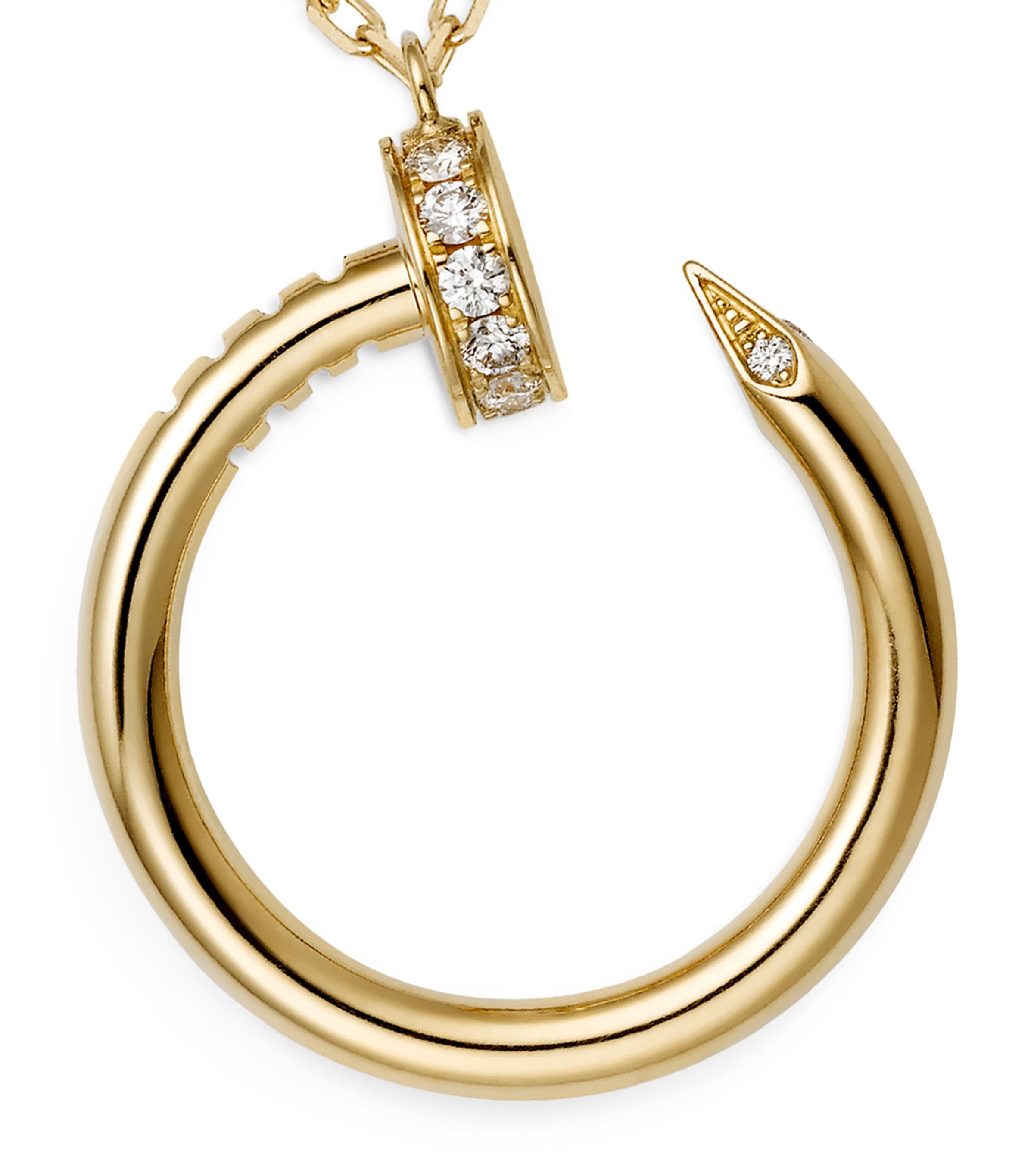 Yellow Gold and Diamond Juste un Clou Necklace YELLOW GOLD Image 3