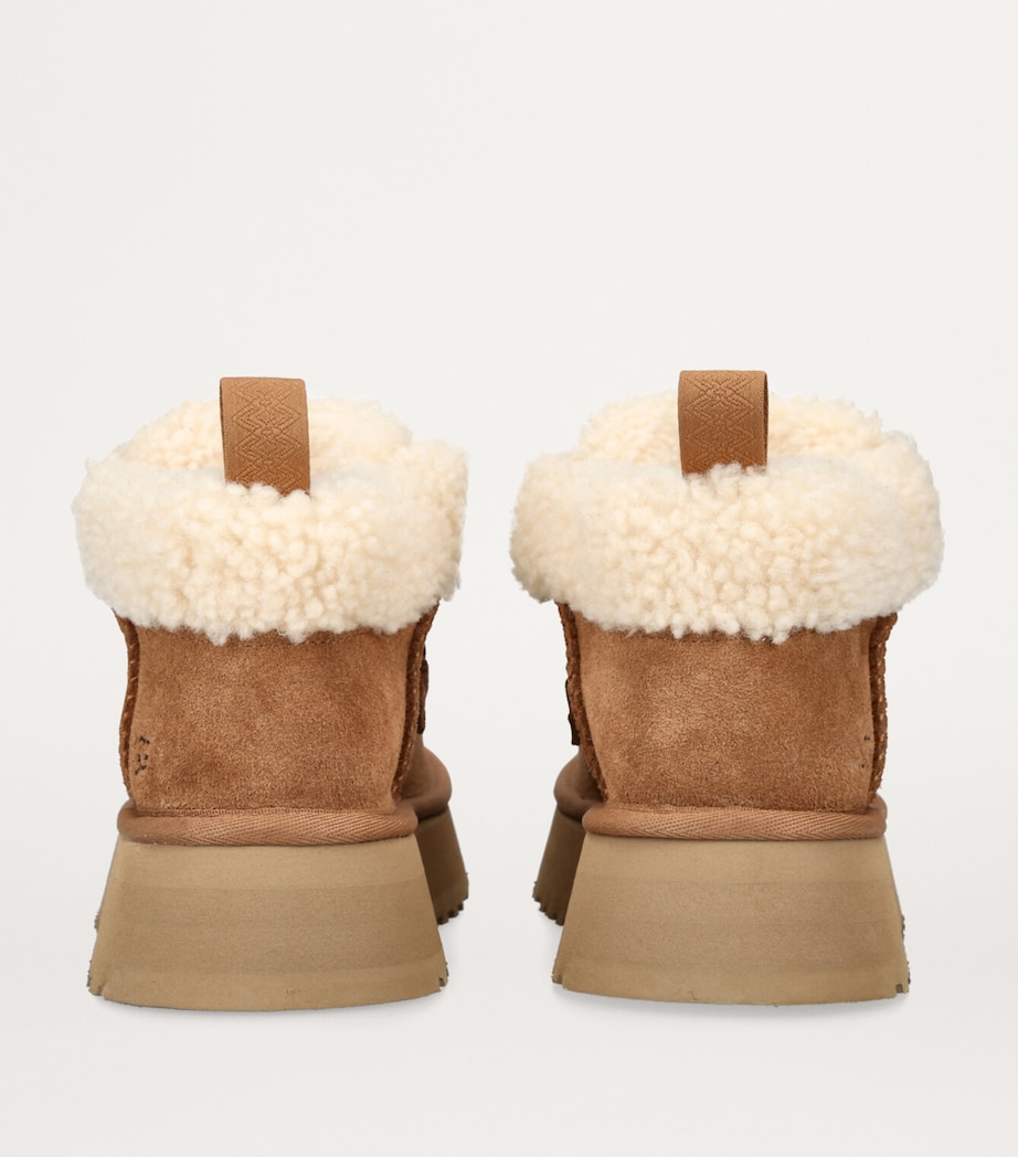 Suede Funkarra Cabin Flatform Boots 45 TAN Image 2