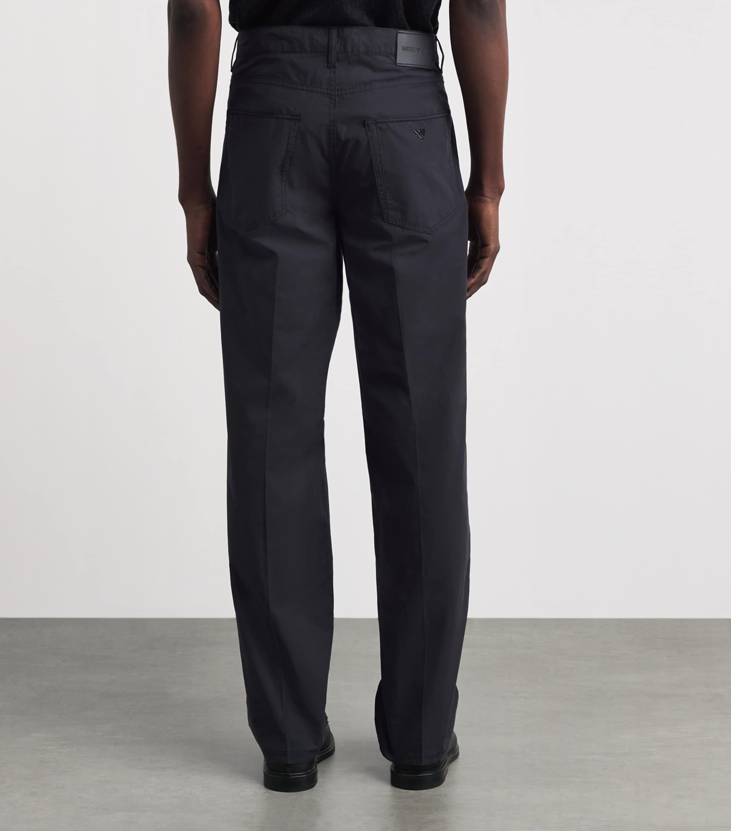 Emporio Armani Mens Cotton Cargo Trousers Image 5