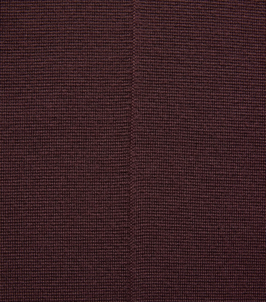 Falke Mens Ultrafine Merino Wool Trousers Dark Choco Image 6