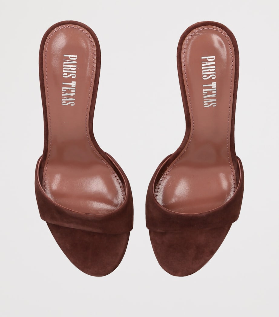 Suede Lidia Mules 70 BROWN Image 4