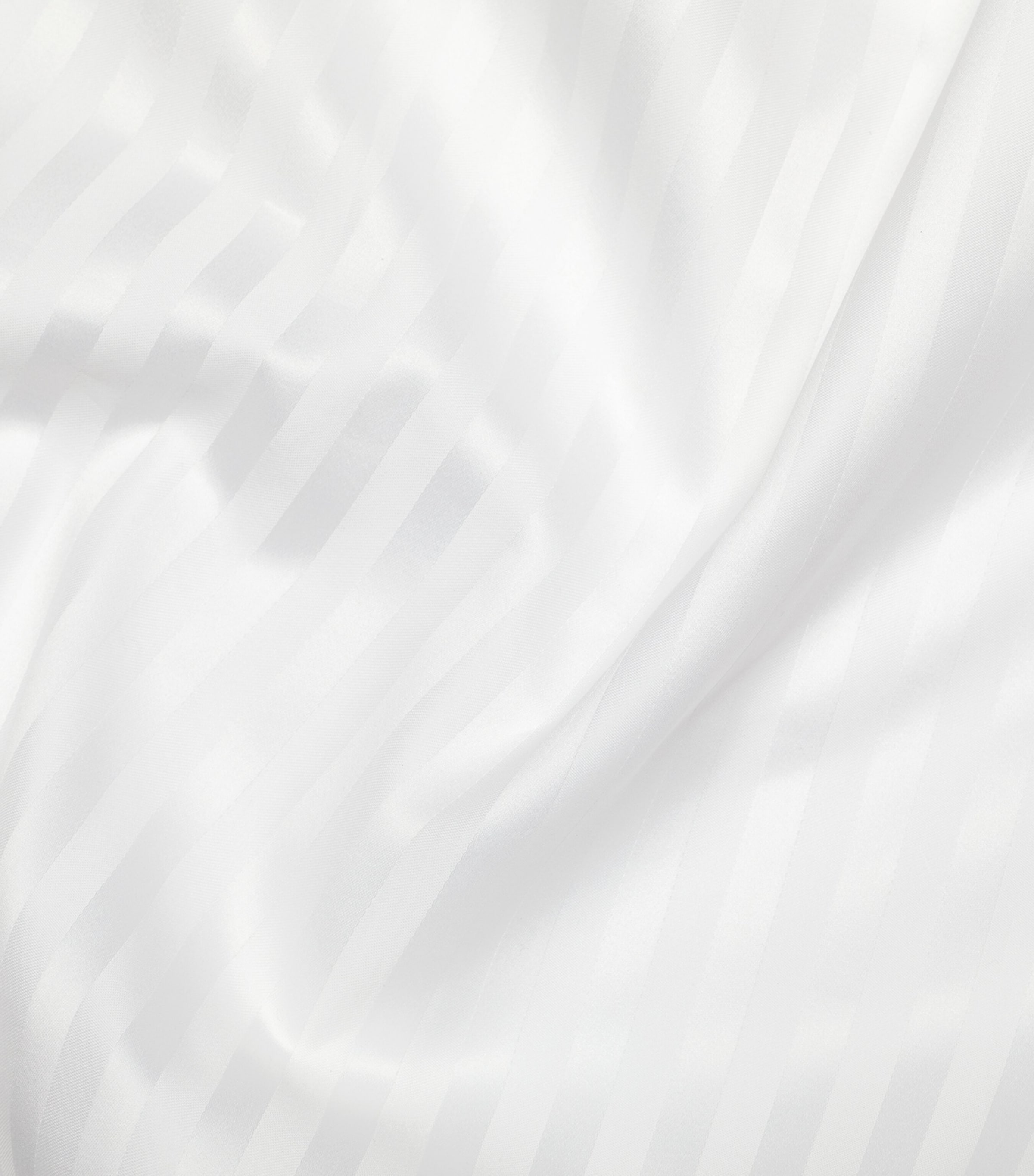 Raso Rigato Super King Duvet Cover (260cm x 220cm) WHITE Image 2