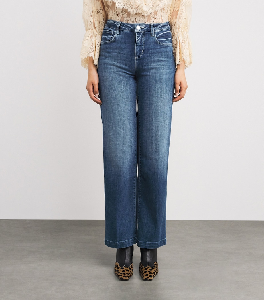 High-Rise Scottie Wide-Leg Jeans GLADSTONE Image 3