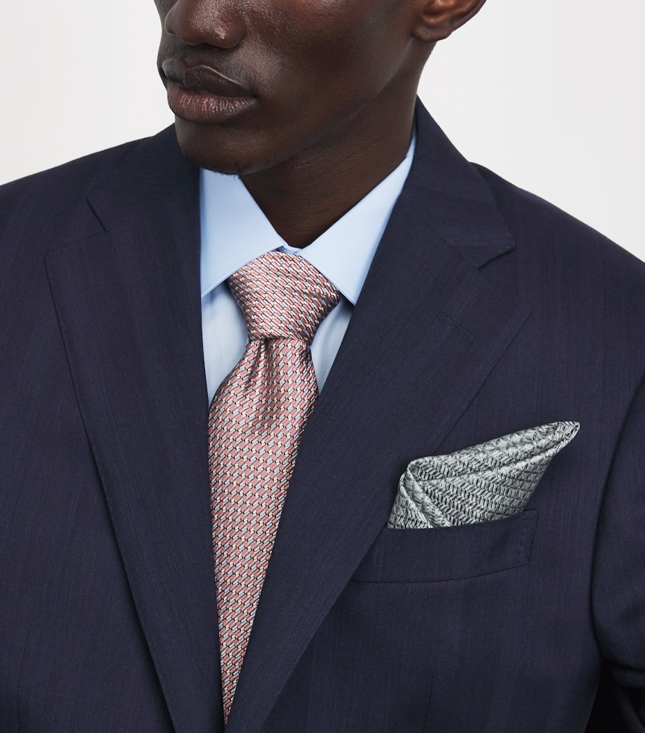 Silk Printed Pocket Square 3913 Image 2