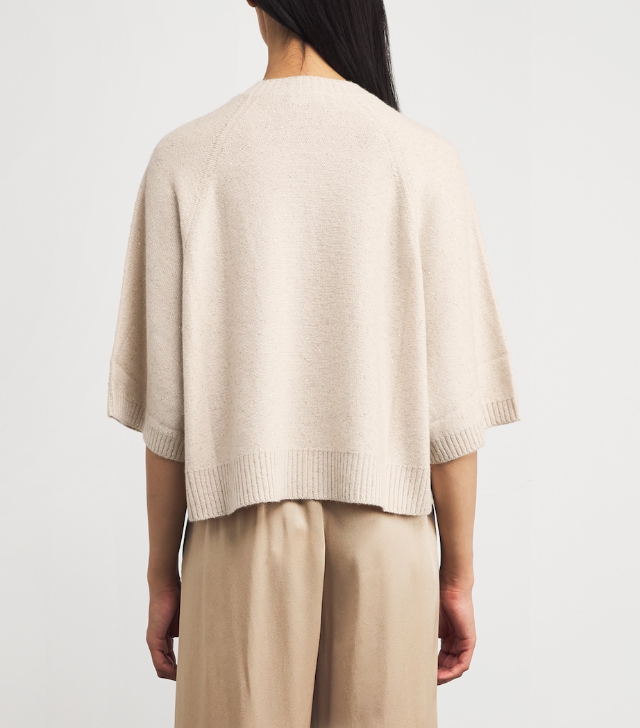 Knitted Sequin Top 0158 CORDA Image 4