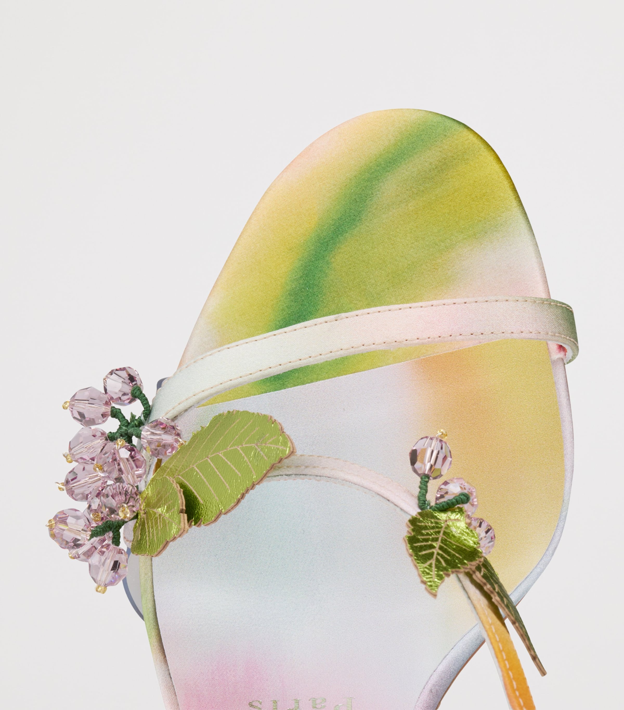 Christian Louboutin Rosa Z Fruit Satin Sandals 100 Image 6