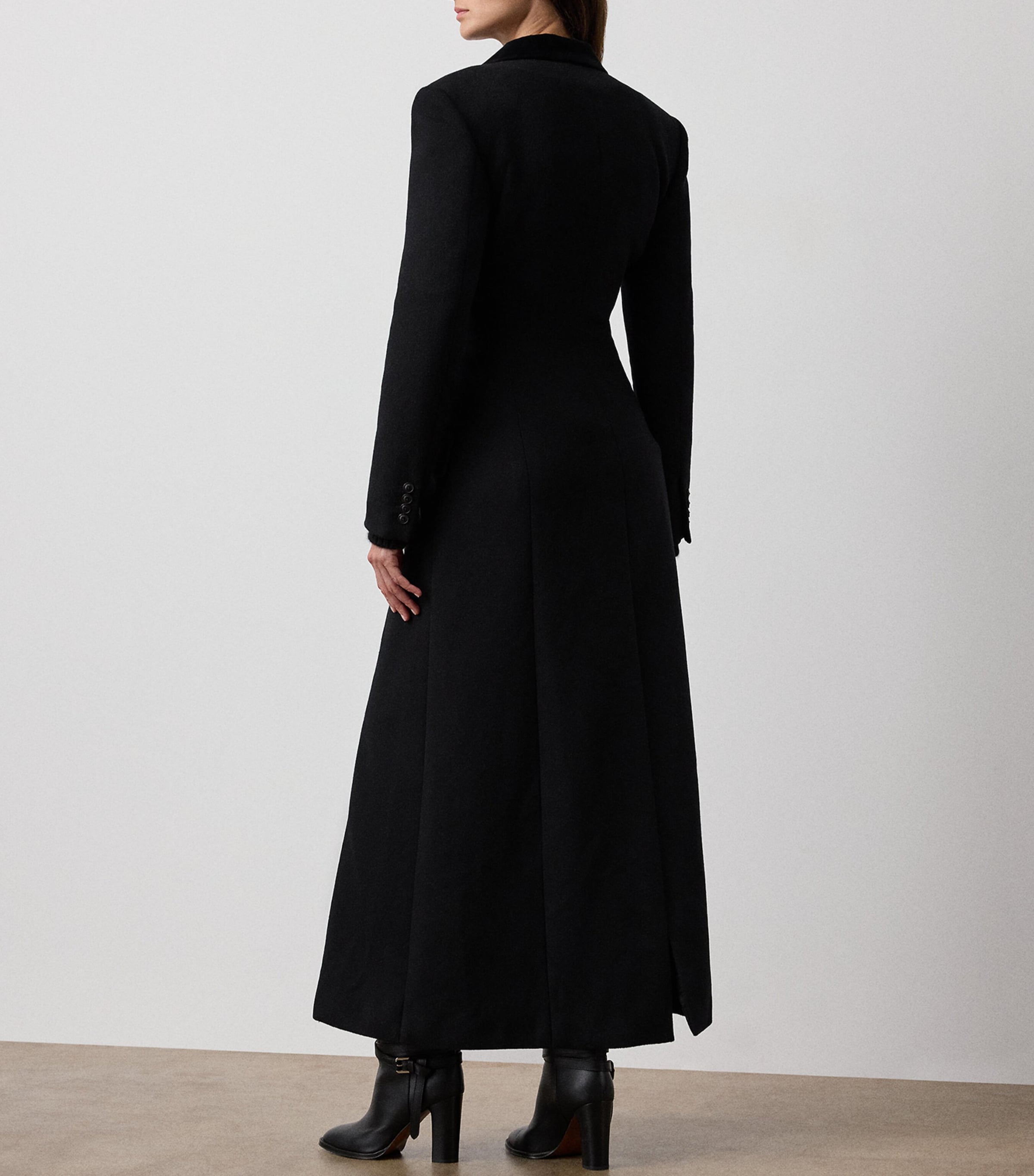 Wool-Cashmere Anthony Coat BLACK Image 3