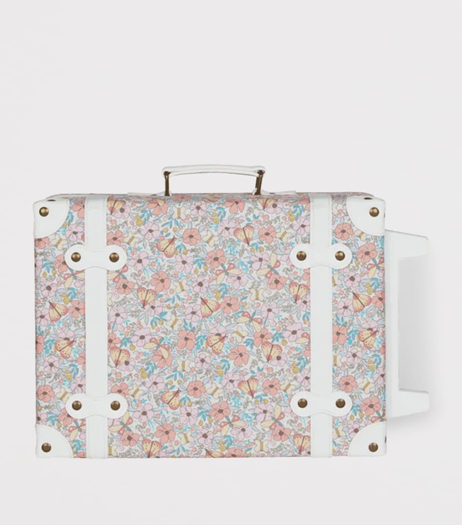 Butterfly Print See-Ya Suitcase MULTI Image 3