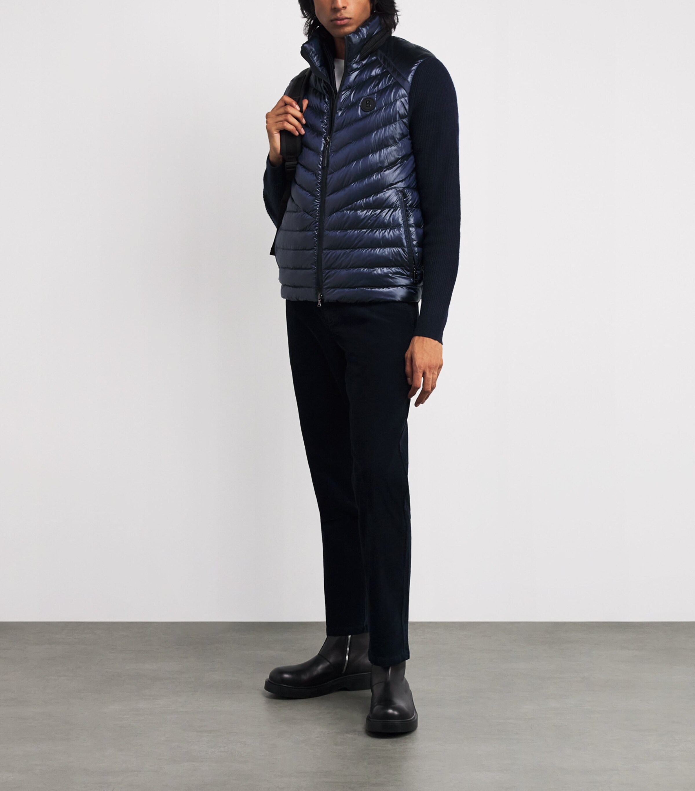 Down Lasse Gilet 413-ELECTRIC BLUE Image 2