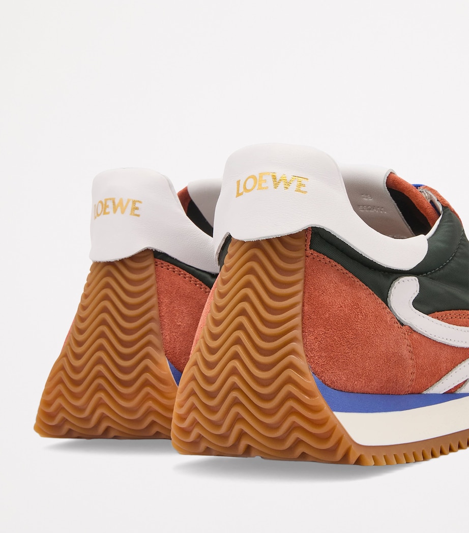 Flow Runner 2.0 Sneakers KHAKI/WHITE/ORANGE Image 4