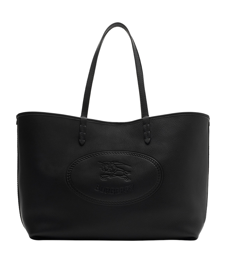 Leather Highlands Tote Bag BLACK Image 1