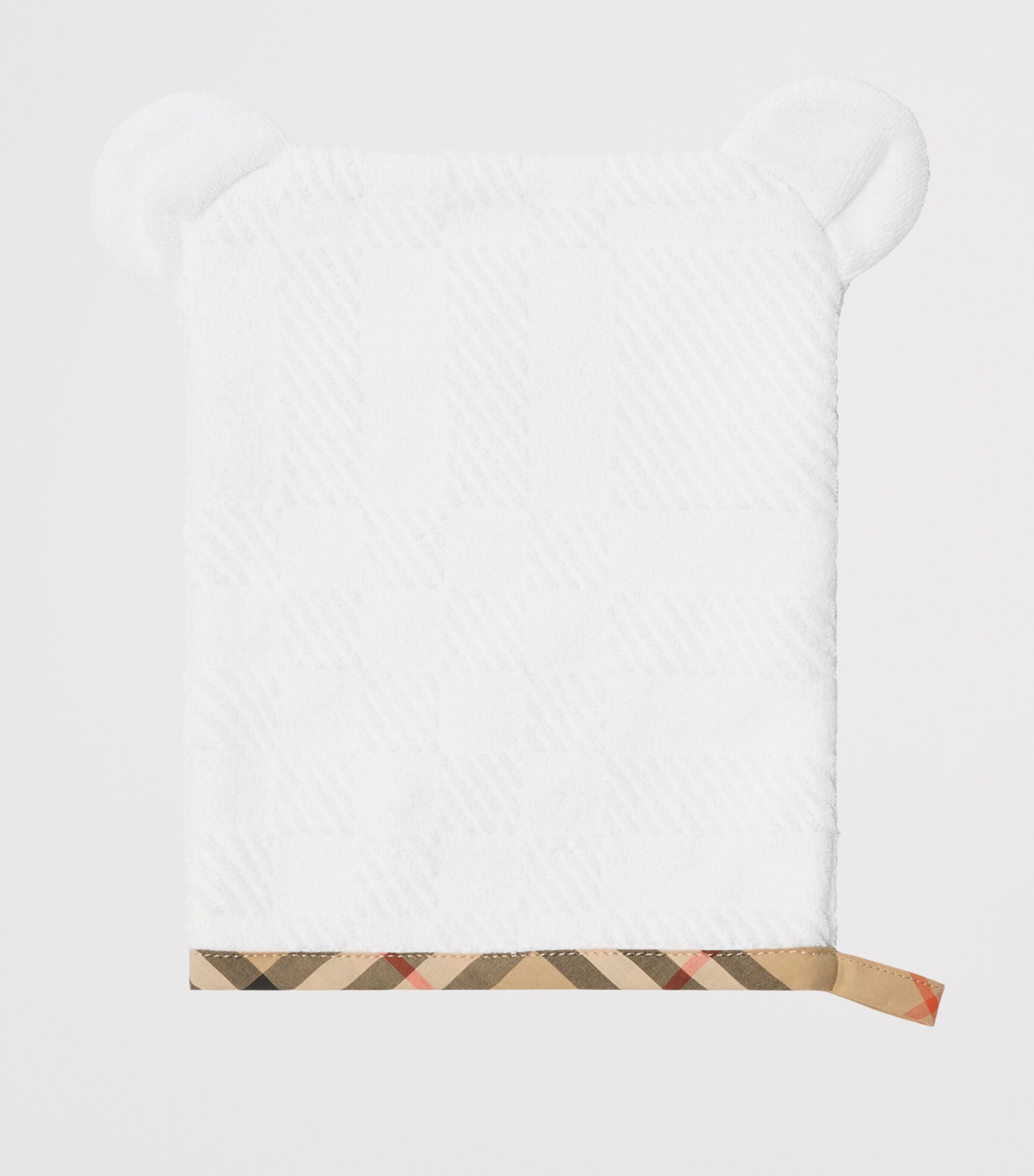 Check 2-Piece Bathtime Gift Set WHITE Image 7