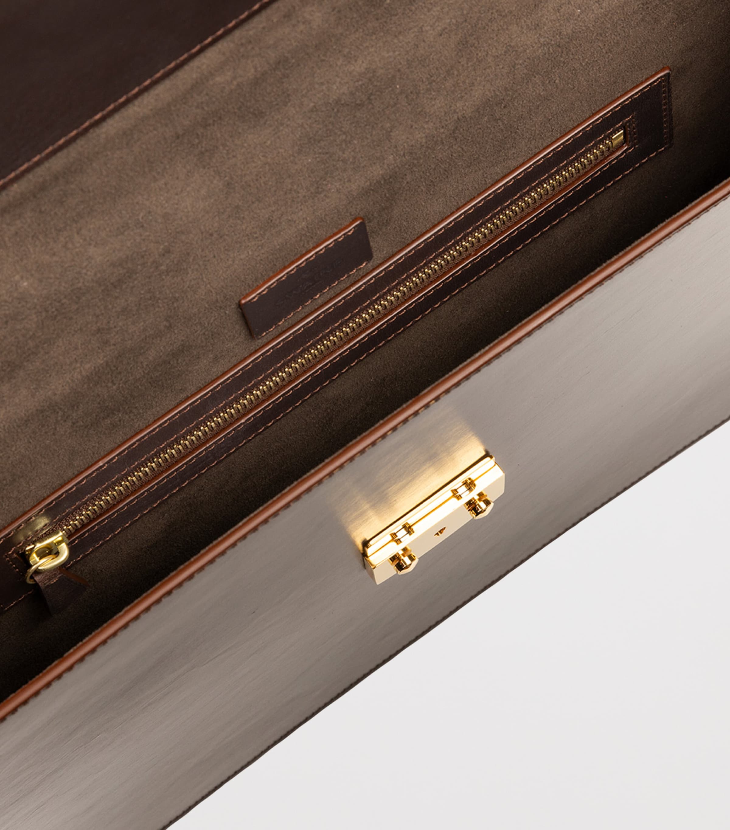 Swaine Leather Mayfair Briefcase Havana Image 2