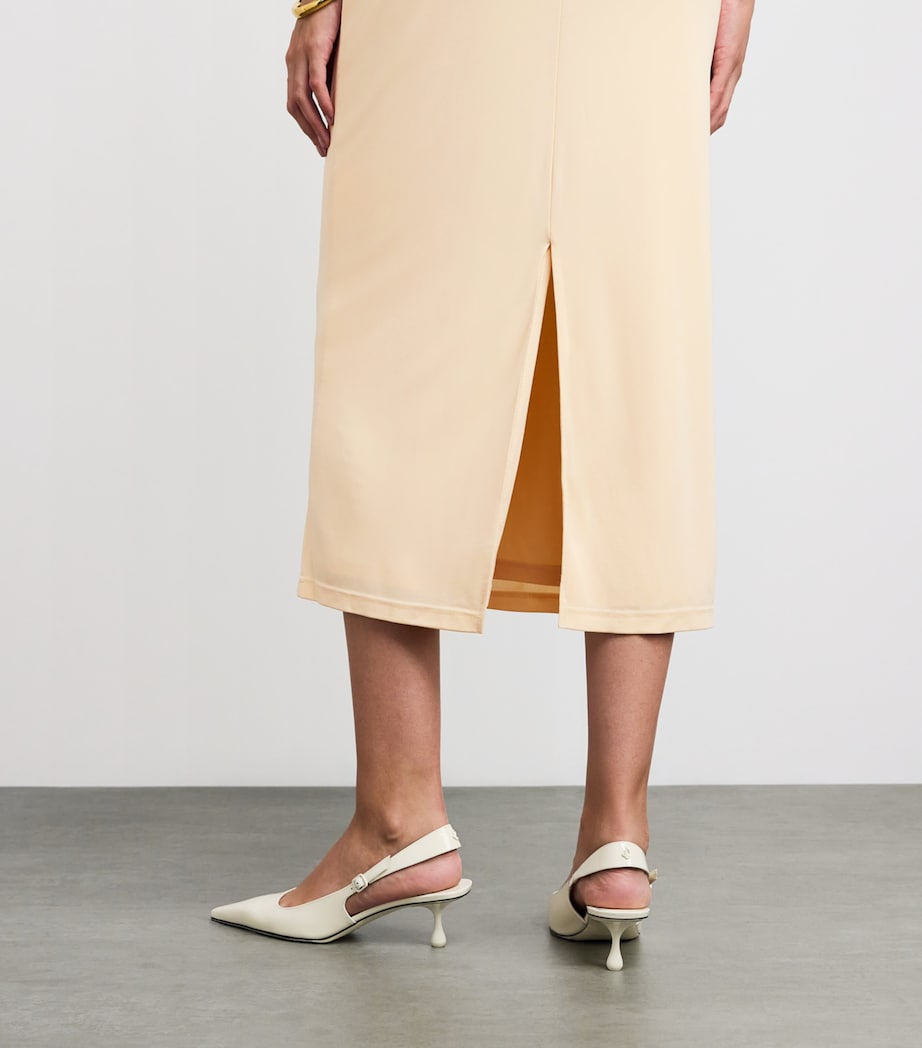 Bonachi Cape Midi Dress MACADAMIA Image 6