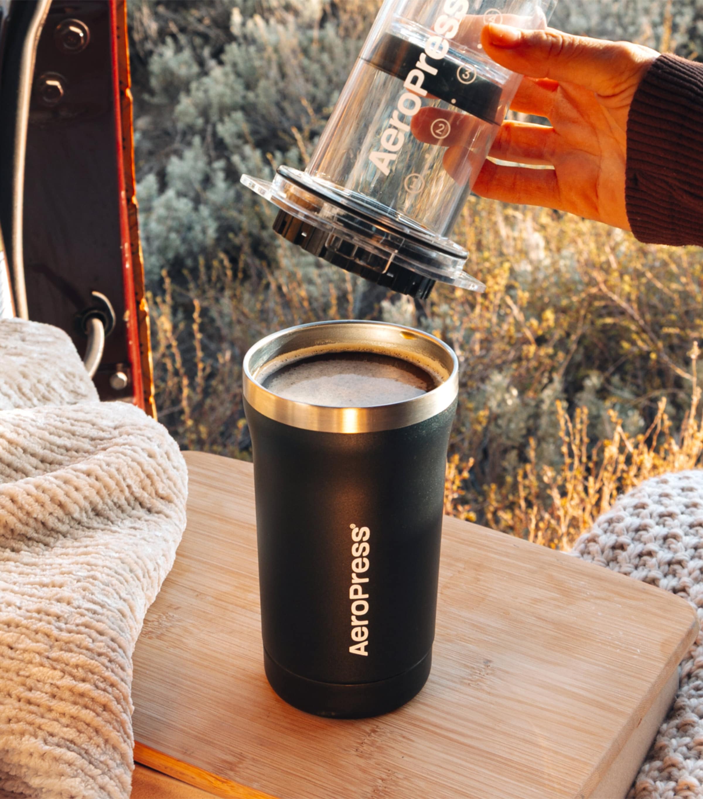 Aeropress Go Plus Coffee Maker Black Image 3