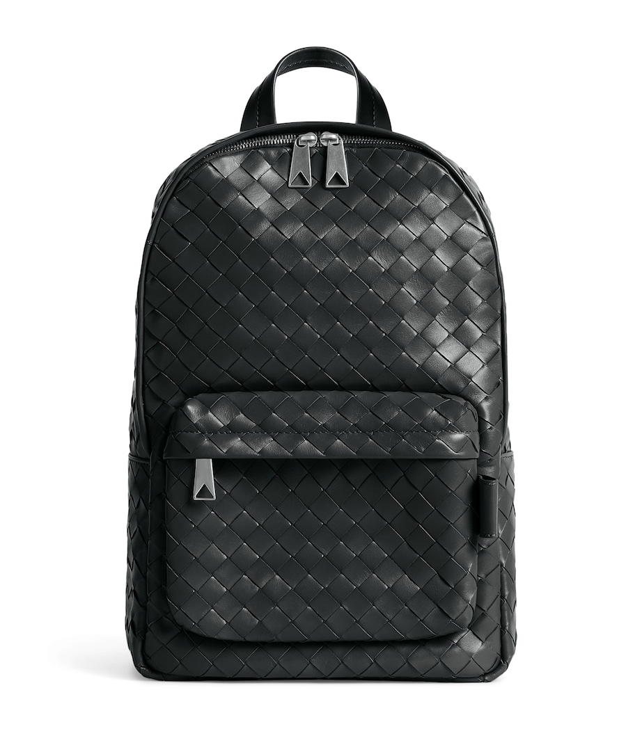 Small Intrecciato Leather Backpack 2077 Image 1