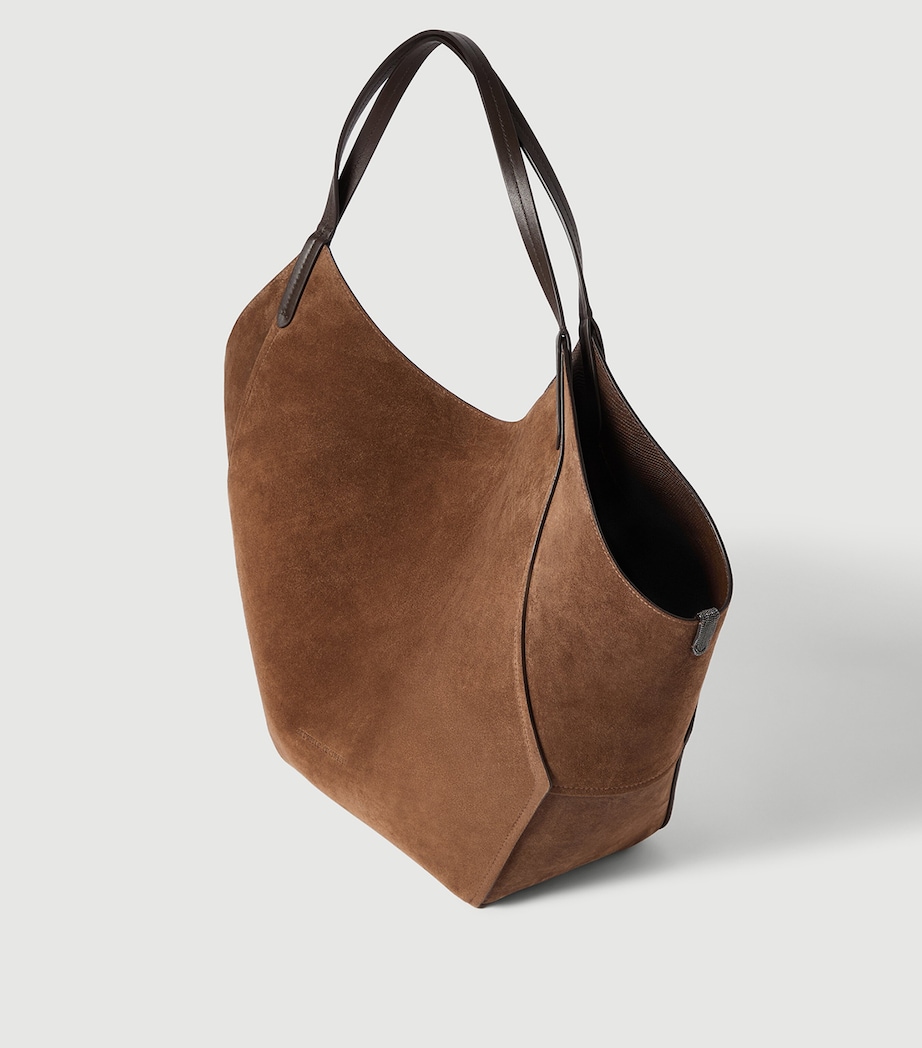 Brunello Cucinelli Reversible Calfskin BC Duo Tote Bag Image 5