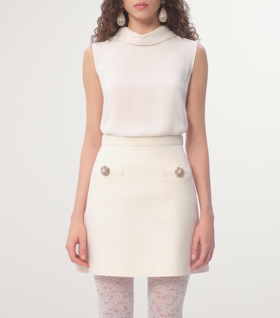 Silk Sleeveless Top A03 Image 3