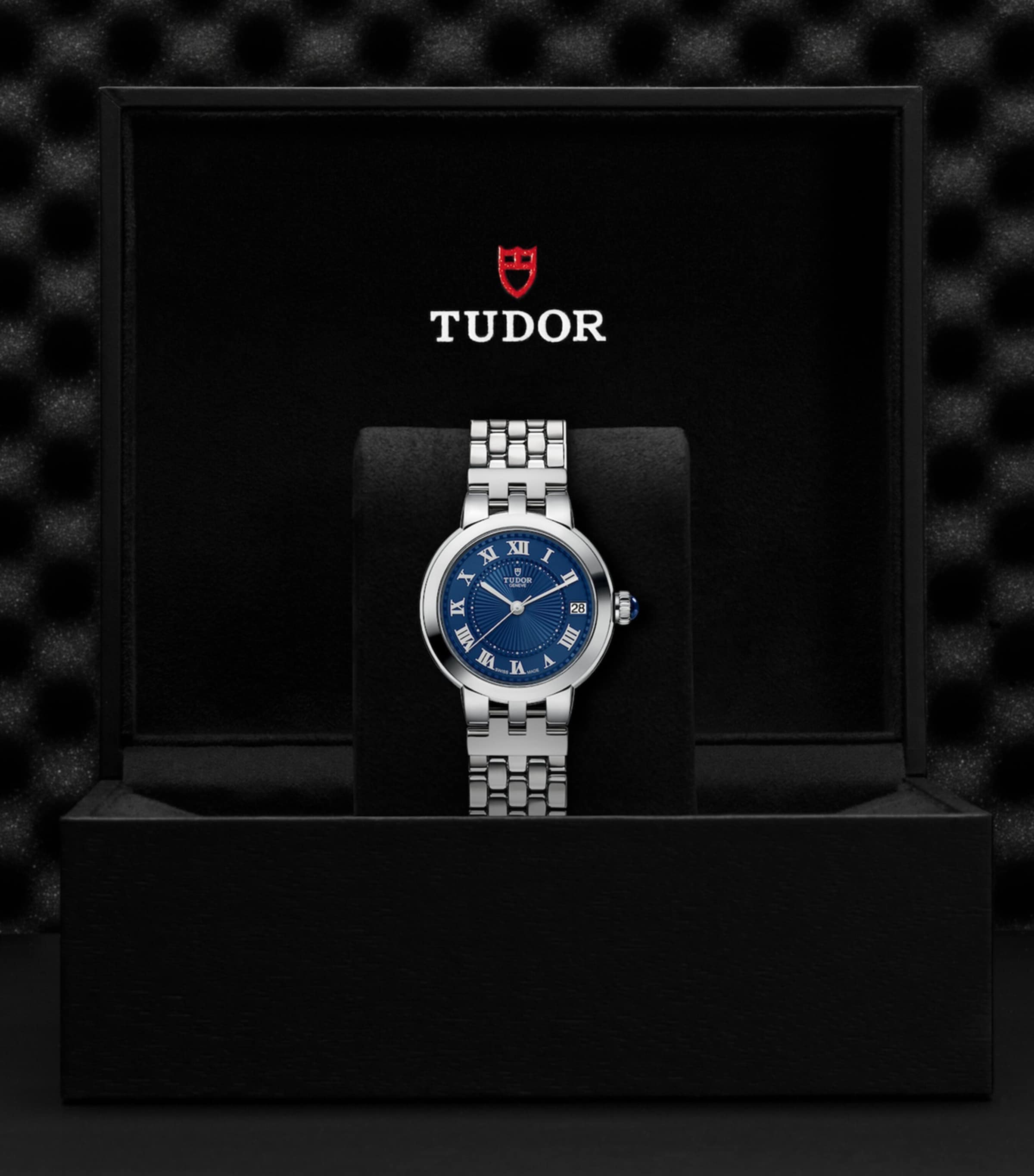 Stainless Steel Clair de Rose Watch 34mm BLUE Image 3