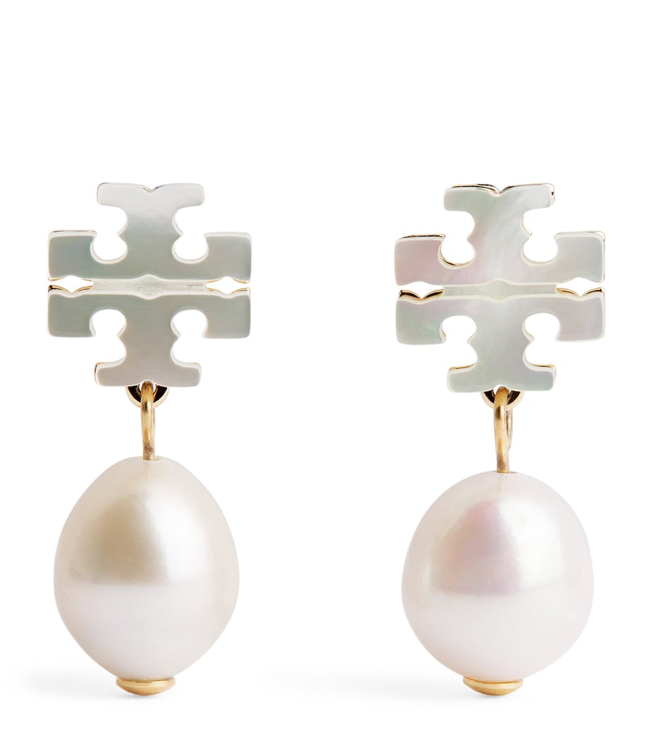 Mother-of-Pearl Kira Drop Earrings 700 TORY GOLDMOFPERL Image 1