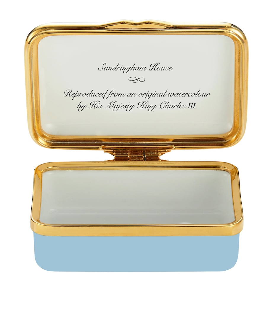 Halcyon Days Enamel Sandringham House Watercolour Box Image 2