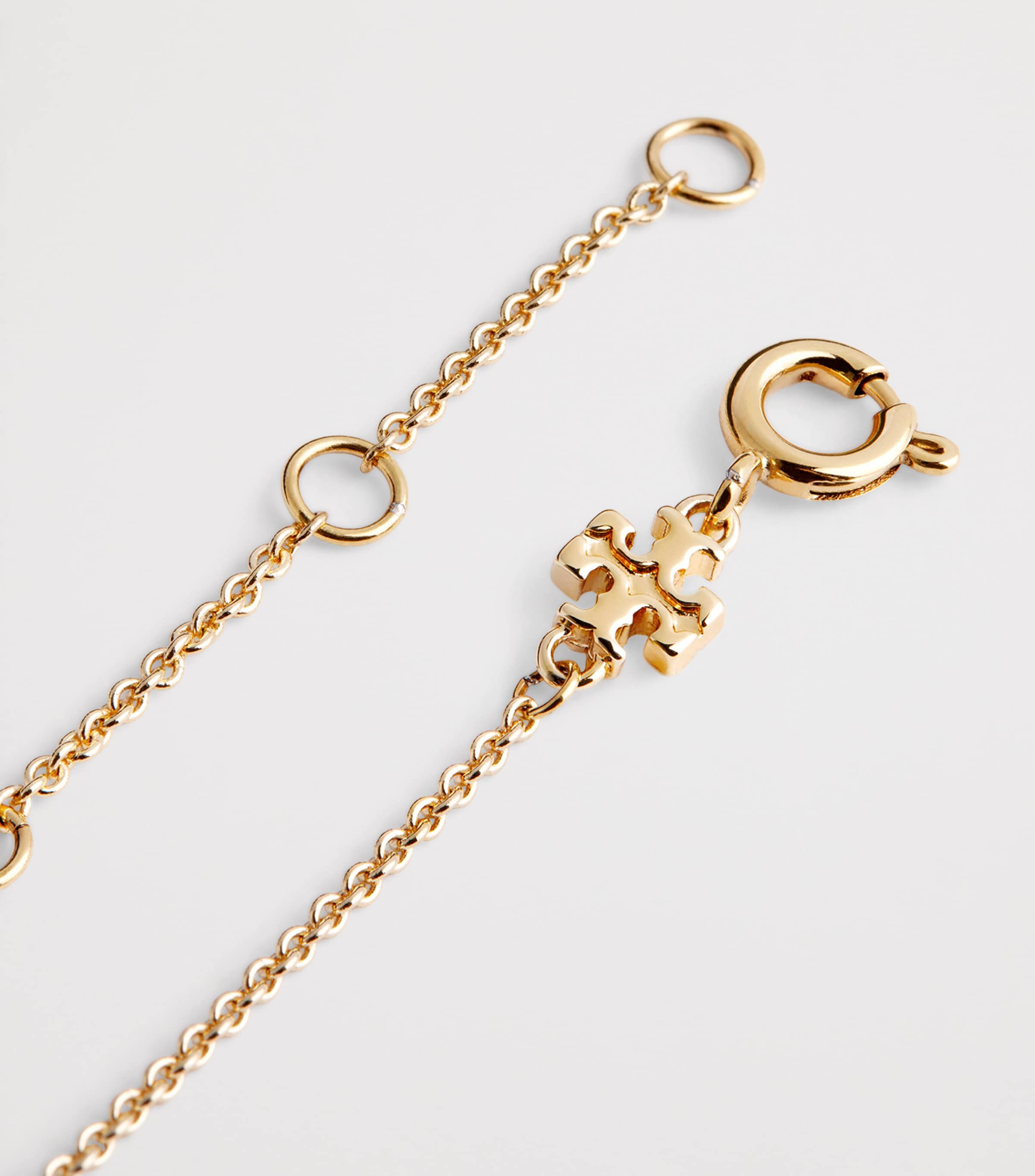 Gold-Plated Enamel Kira Bracelet TORY GOLD / NW IVORY Image 4