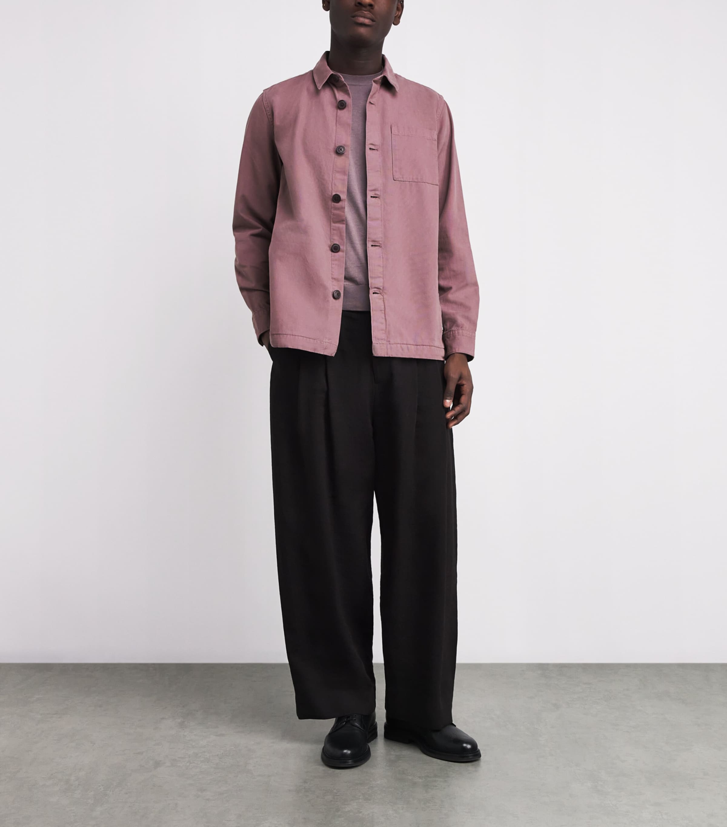 Cotton Washed Overshirt PEPPERCORNPU57 Image 2