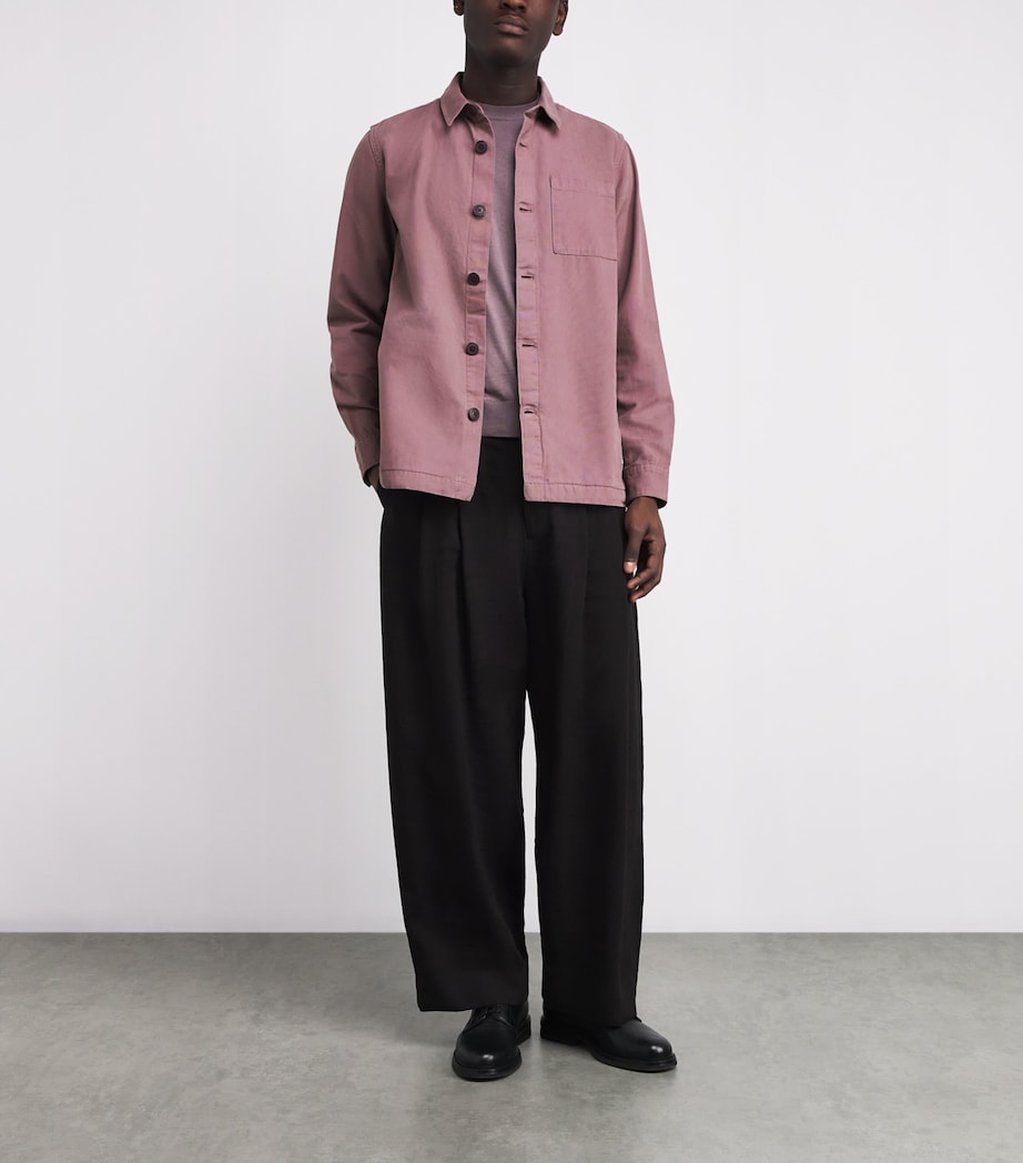 Cotton Washed Overshirt PEPPERCORNPU57 Image 2