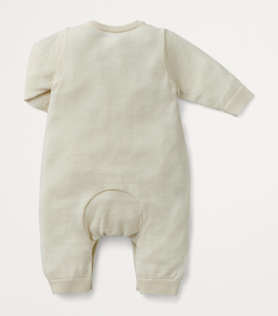 Cashmere Embroidered Playsuit (6-24 Months) 31 Image 3