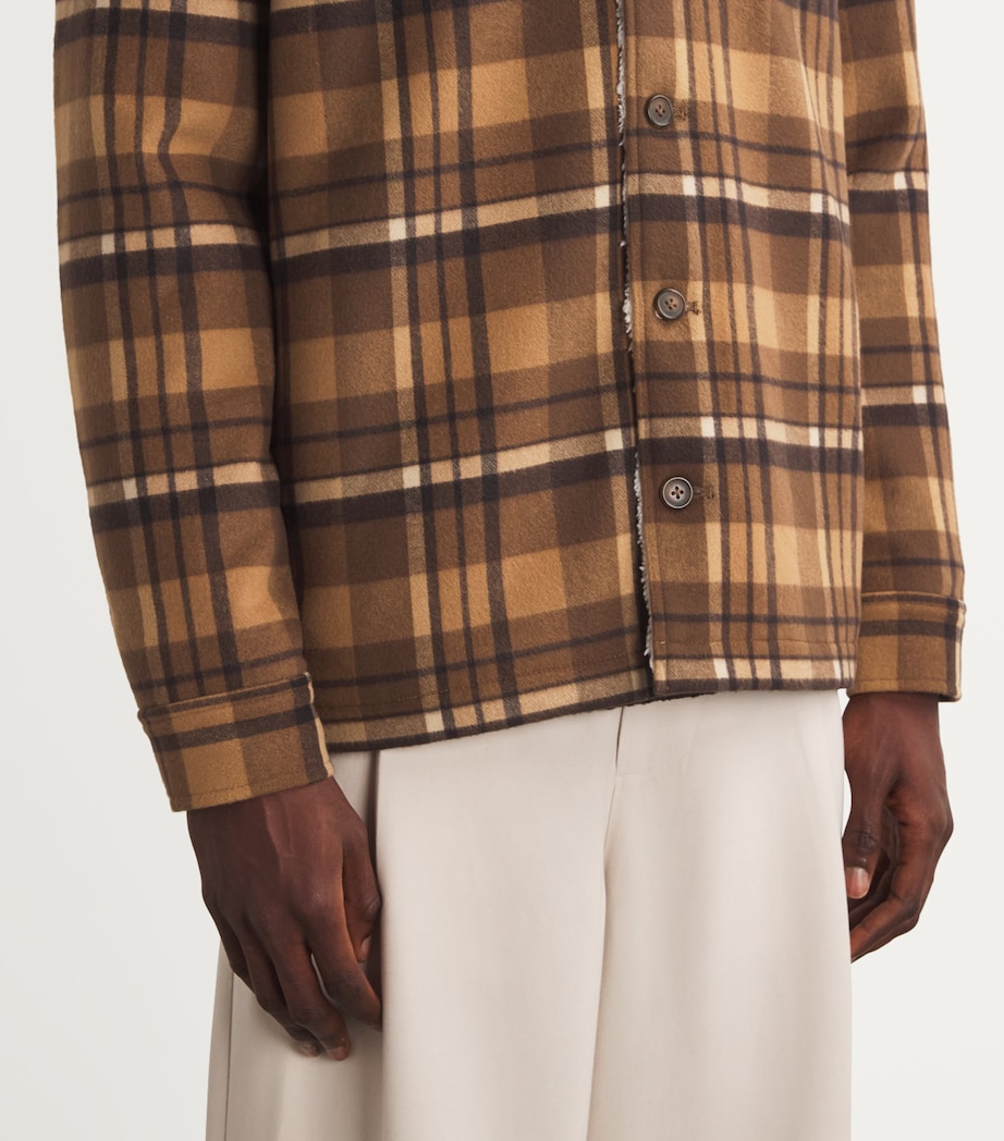 Fleece-Lined Check Rangel Jacket WOODLAND CLOVE Image 6